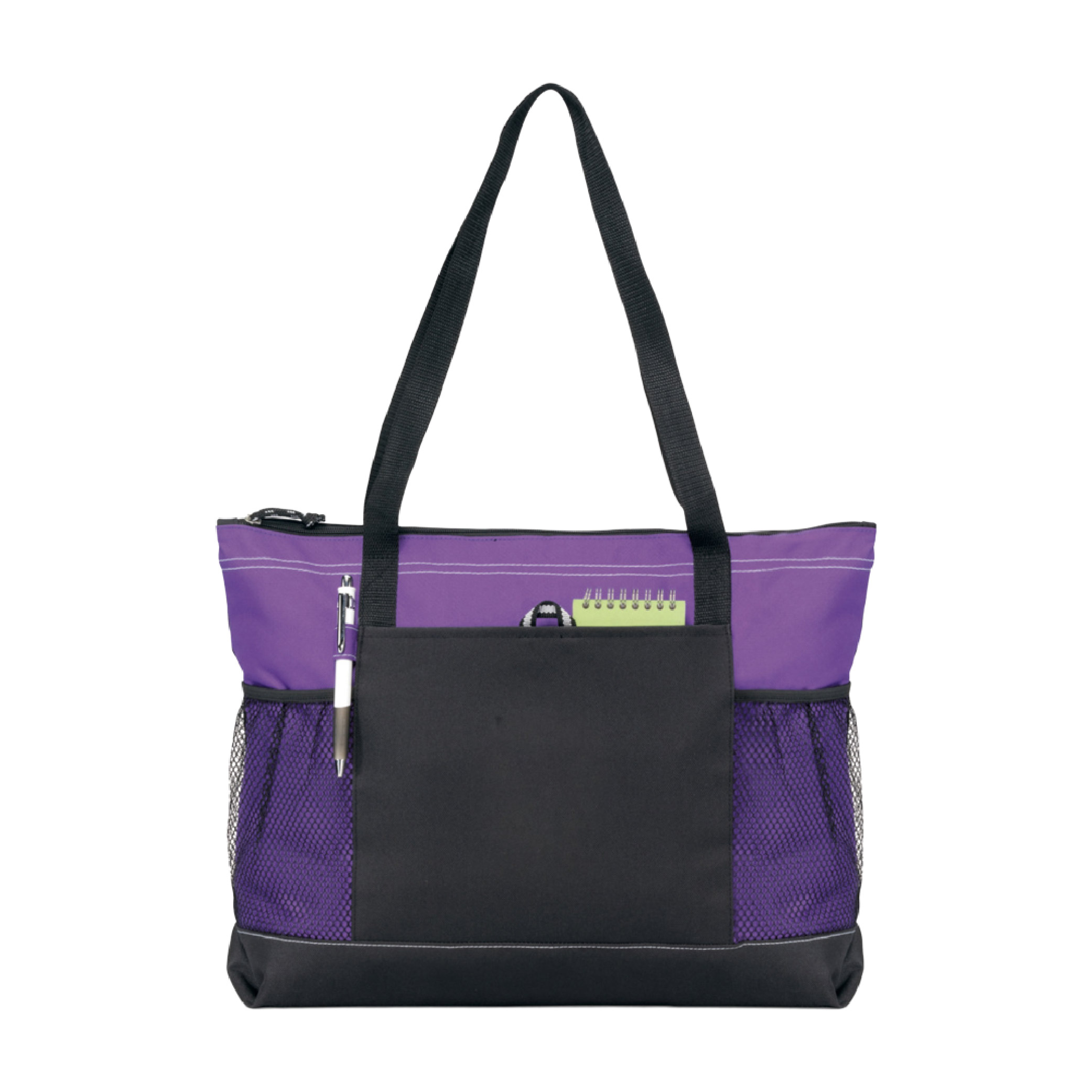 Select Zippered Tote - Purple