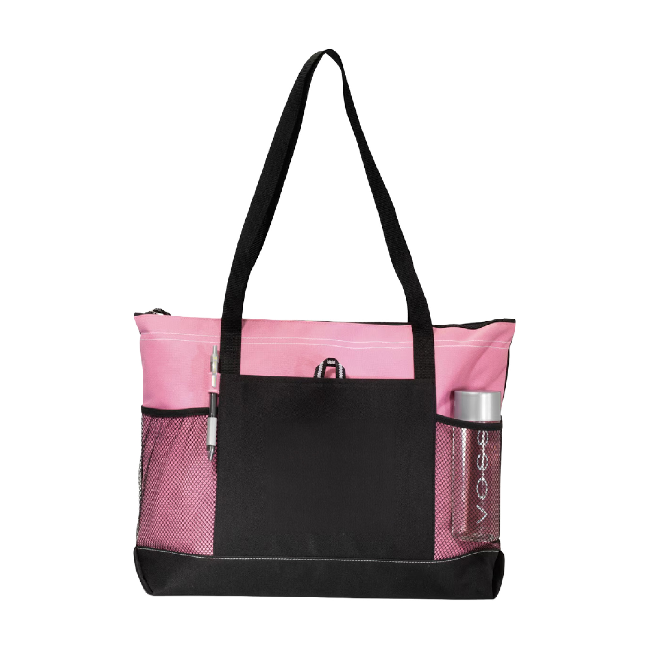Select Zippered Tote - Peony Pink