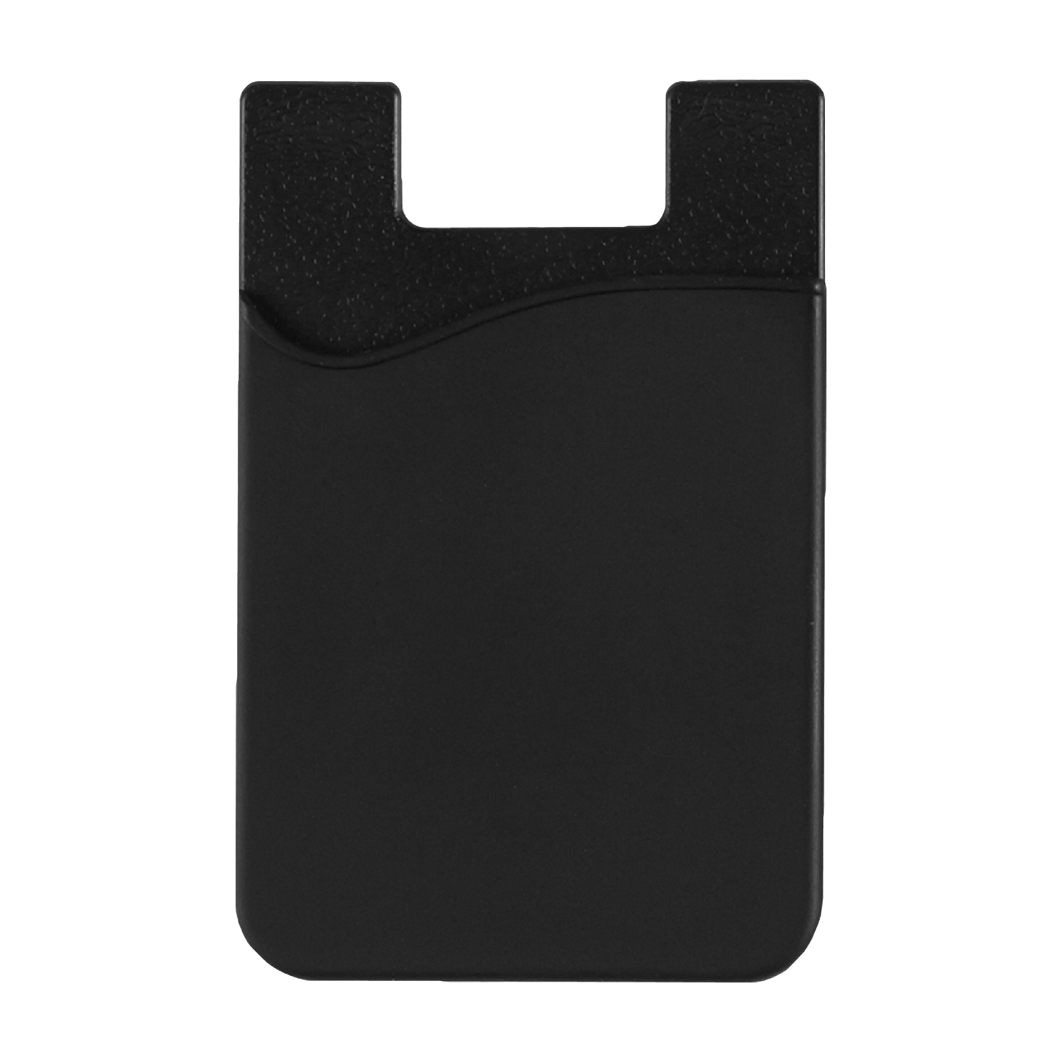 Silicone Phone Wallet - Black