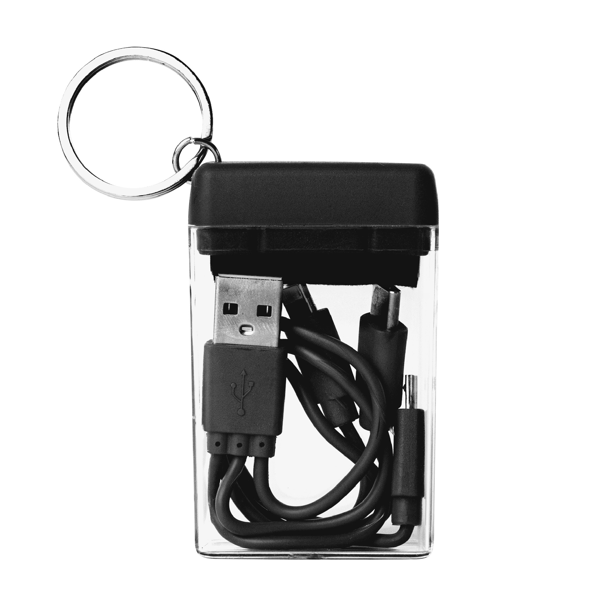 4-In-1 Charging Cable & Screen Cleaner Set - Black