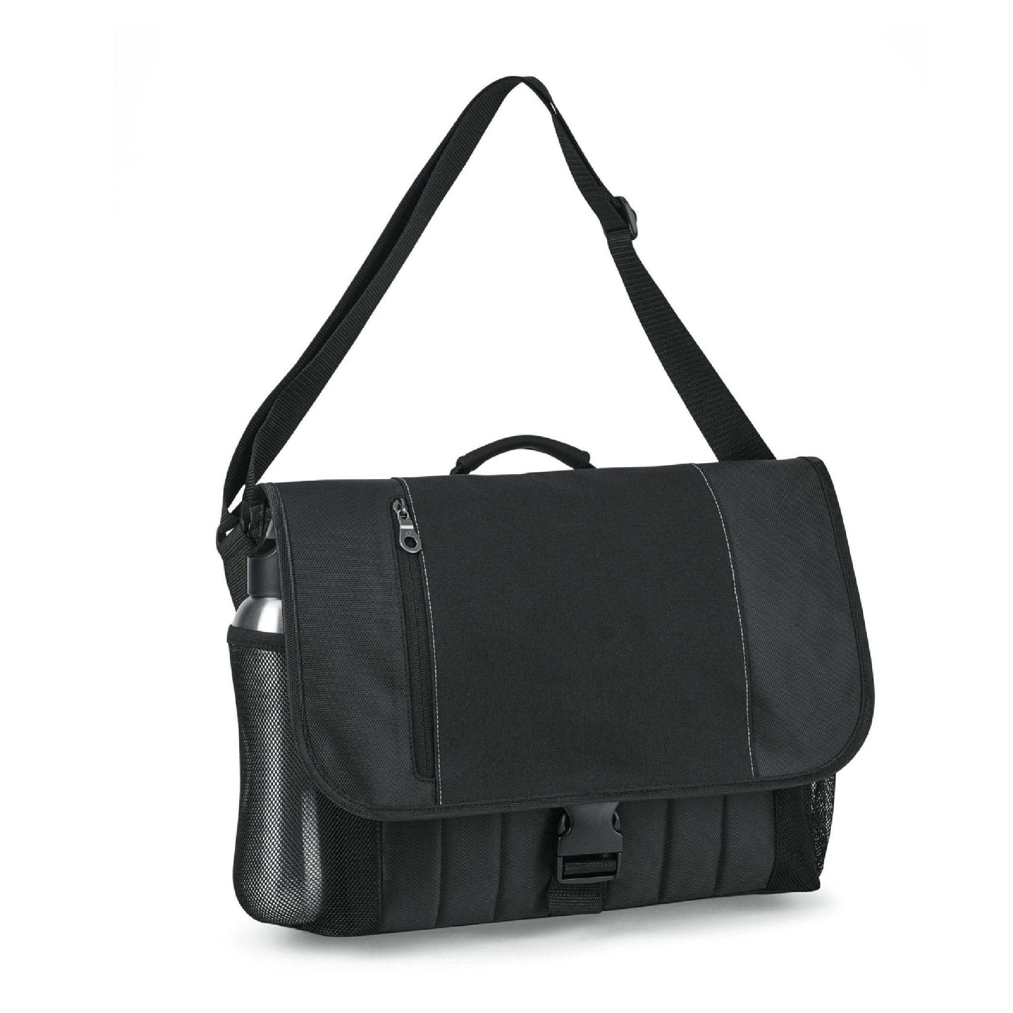 Baylor Laptop Messenger - Black