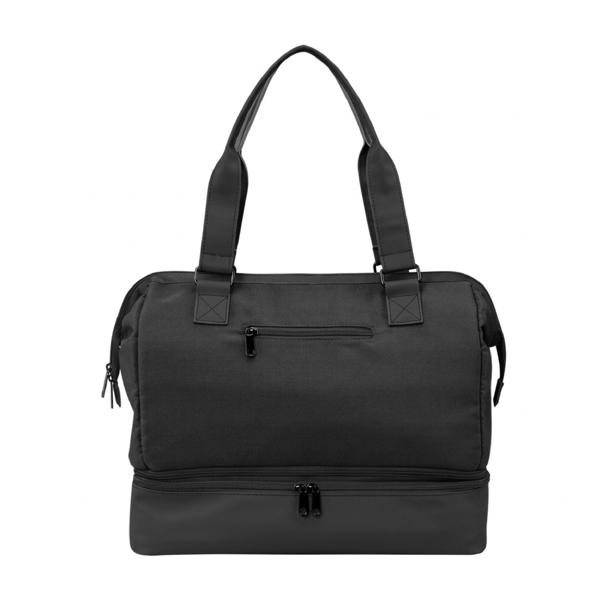 The Weekender Convertible Laptop Bag - Black/Light Navy