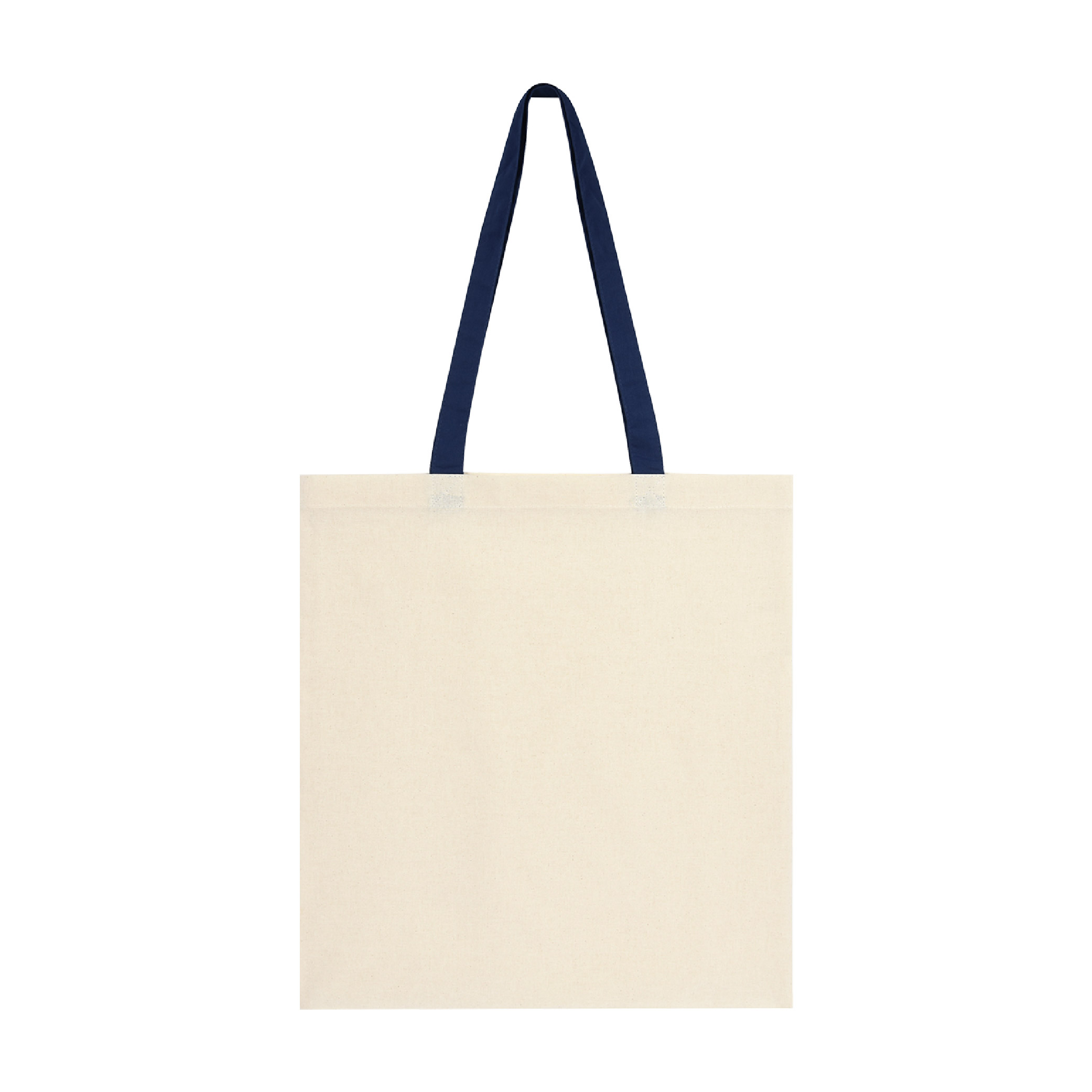 Penny Wise 4 oz. Cotton Canvas Tote Bag - Natural/Navy