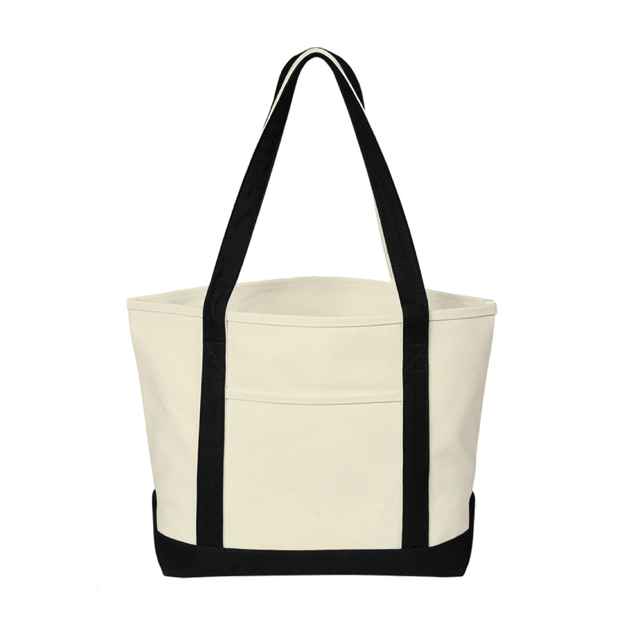 Medium Starboard Cotton Canvas Tote - Natural/Black