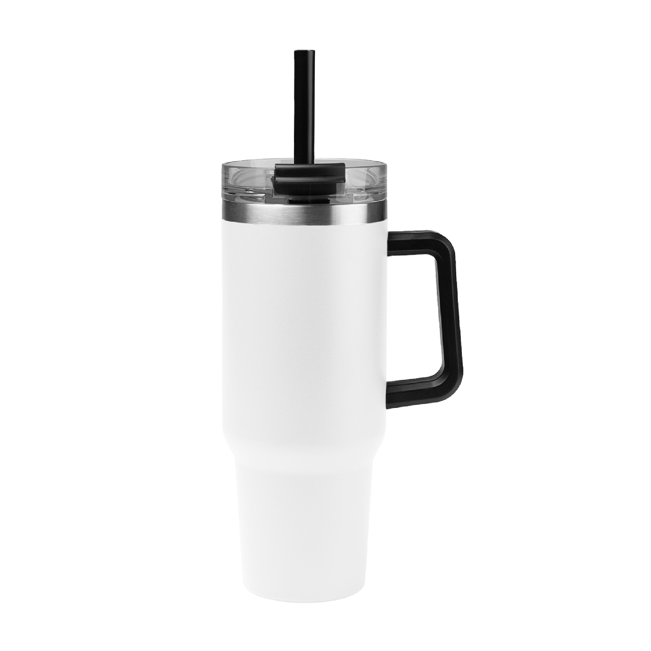 40 Oz. Intrepid Stainless Steel Tumbler - White