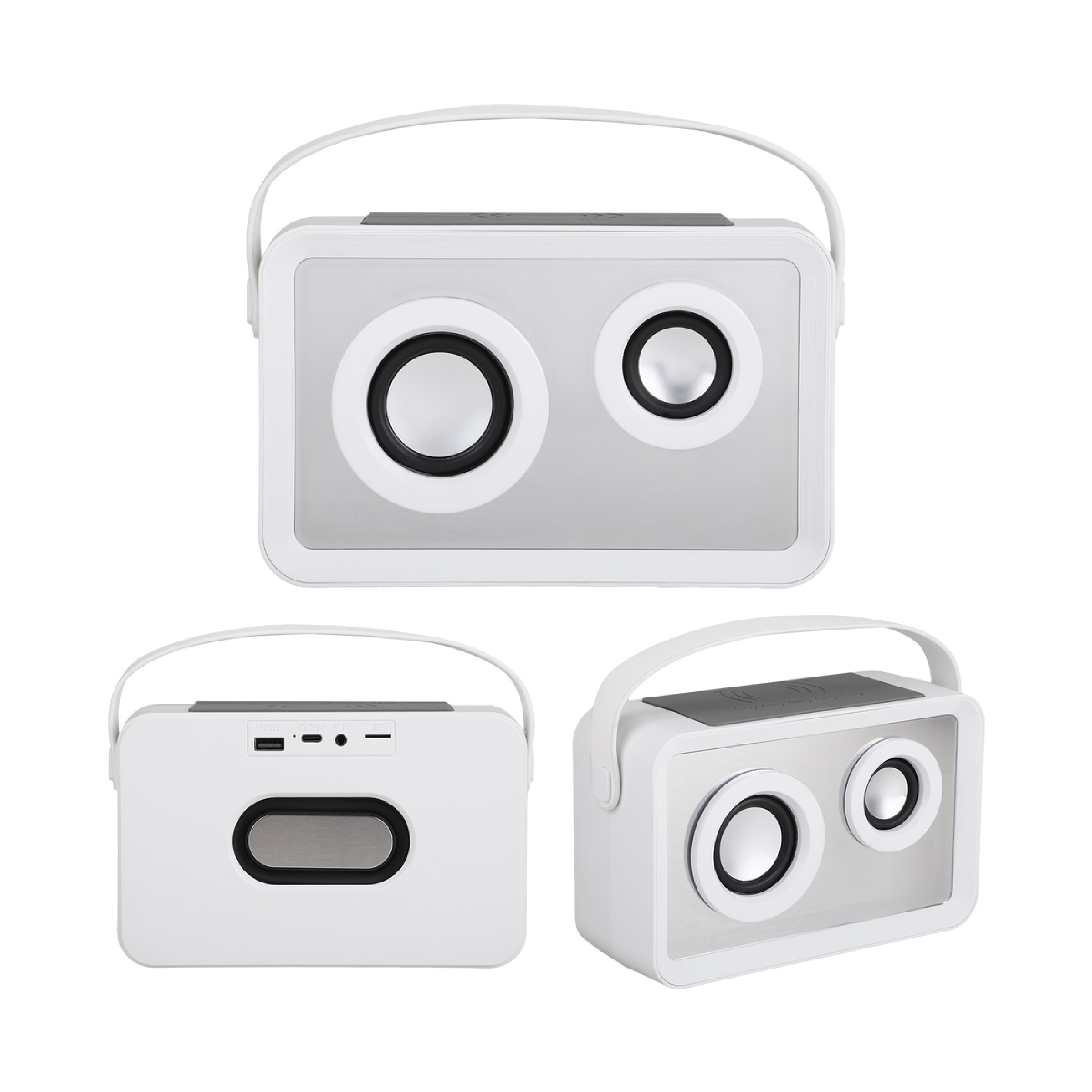Infinitunes Wireless Speaker & Charger - White