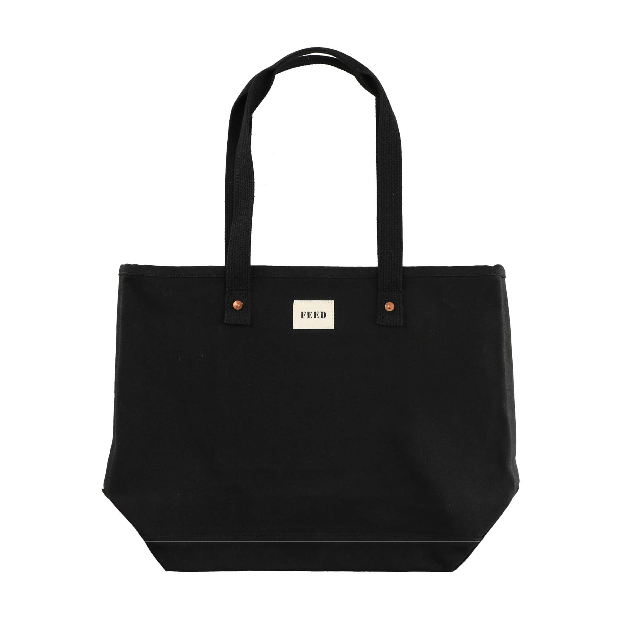 FEED Organic Cotton Weekend Tote - Black