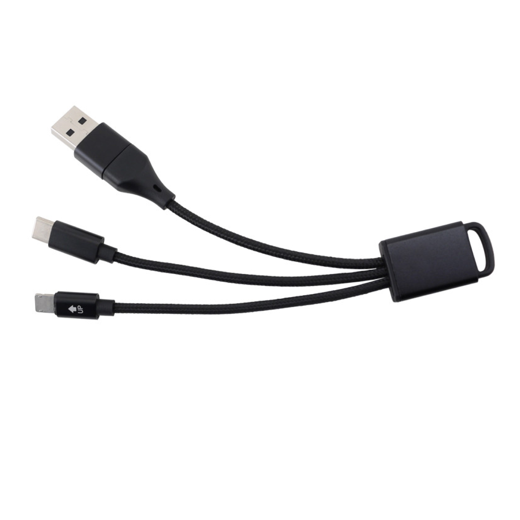 Connect Plus 3-in-1 Charging Cable with Type-C Input