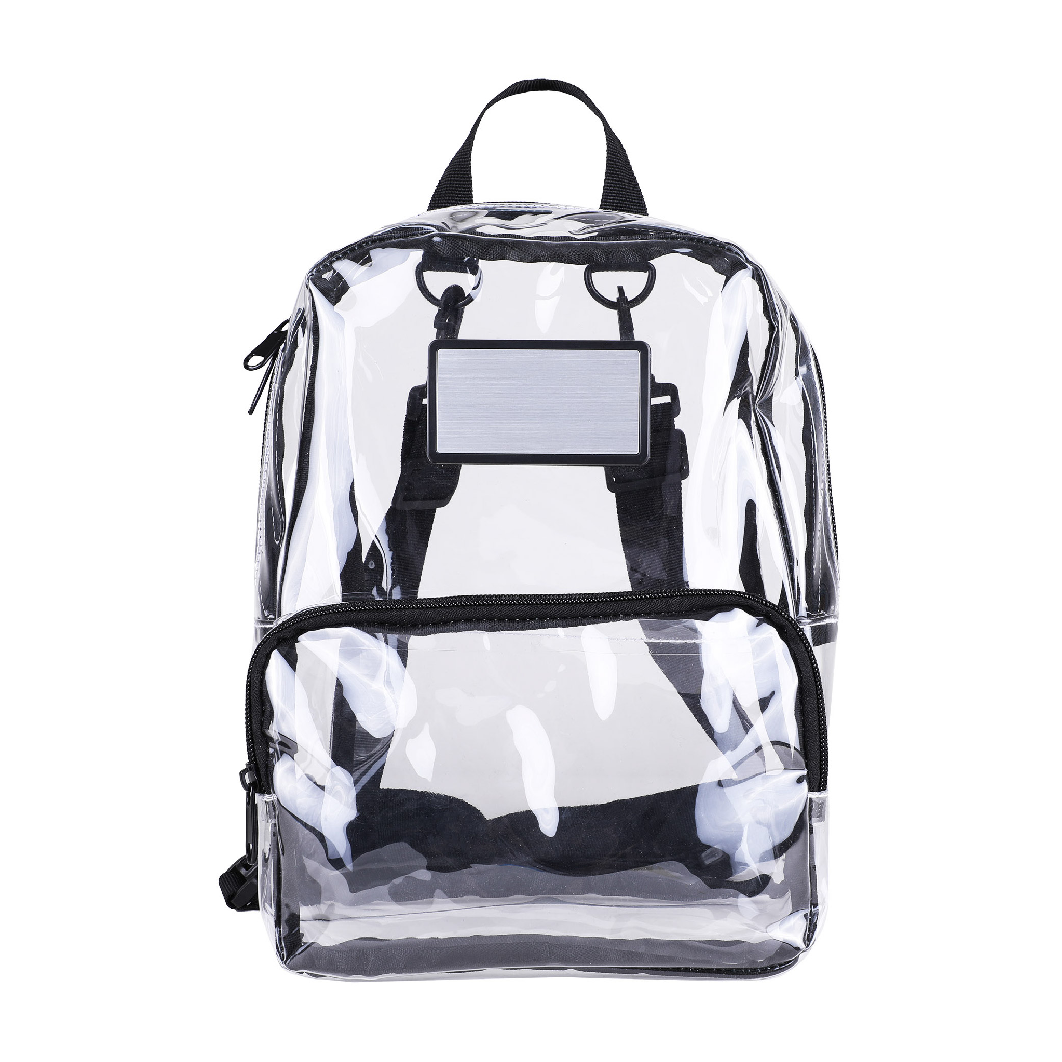 Clear Stadium Event Backpack - Clear/Black