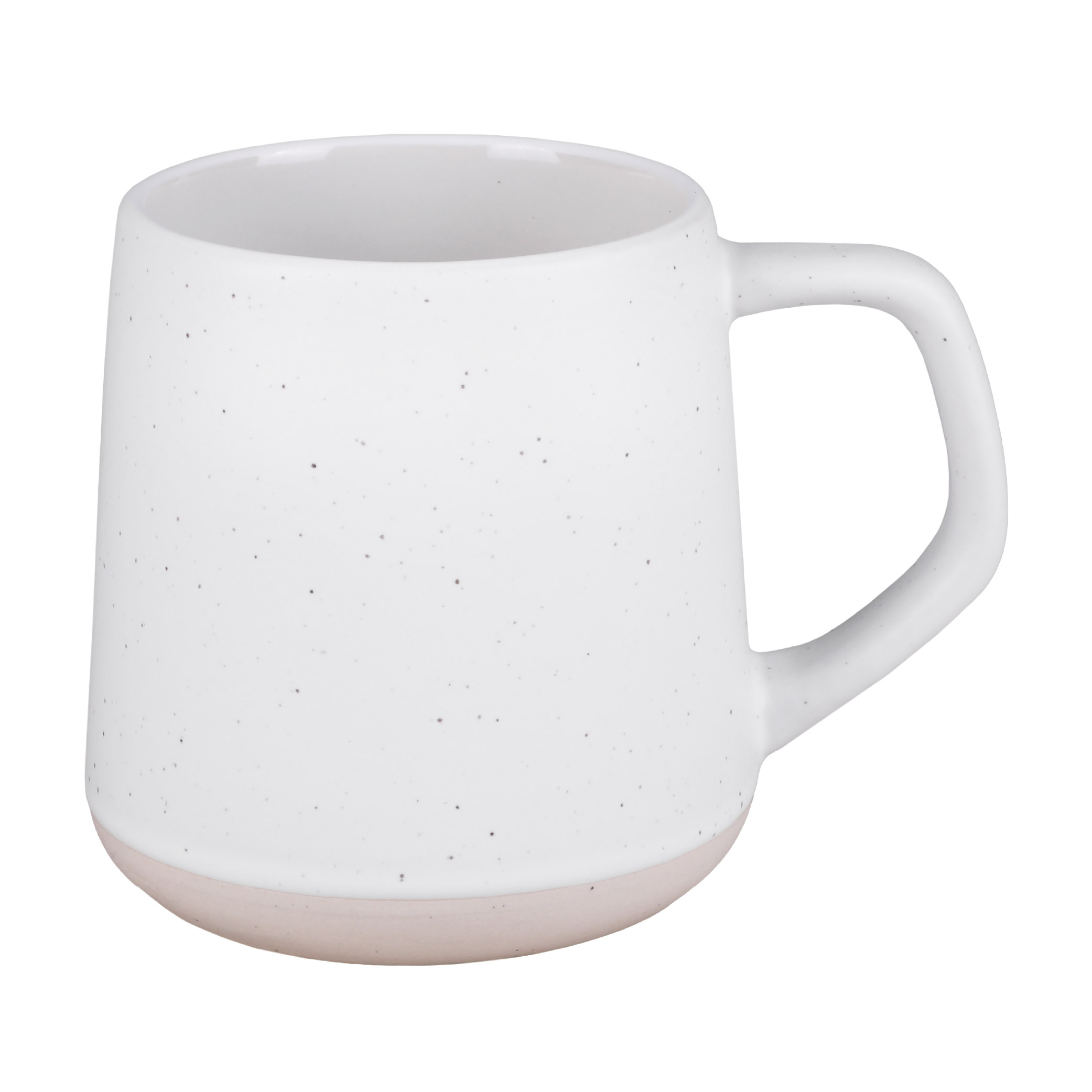 13.5 Oz Speckled Ceramic Tapered Mug - Cream
