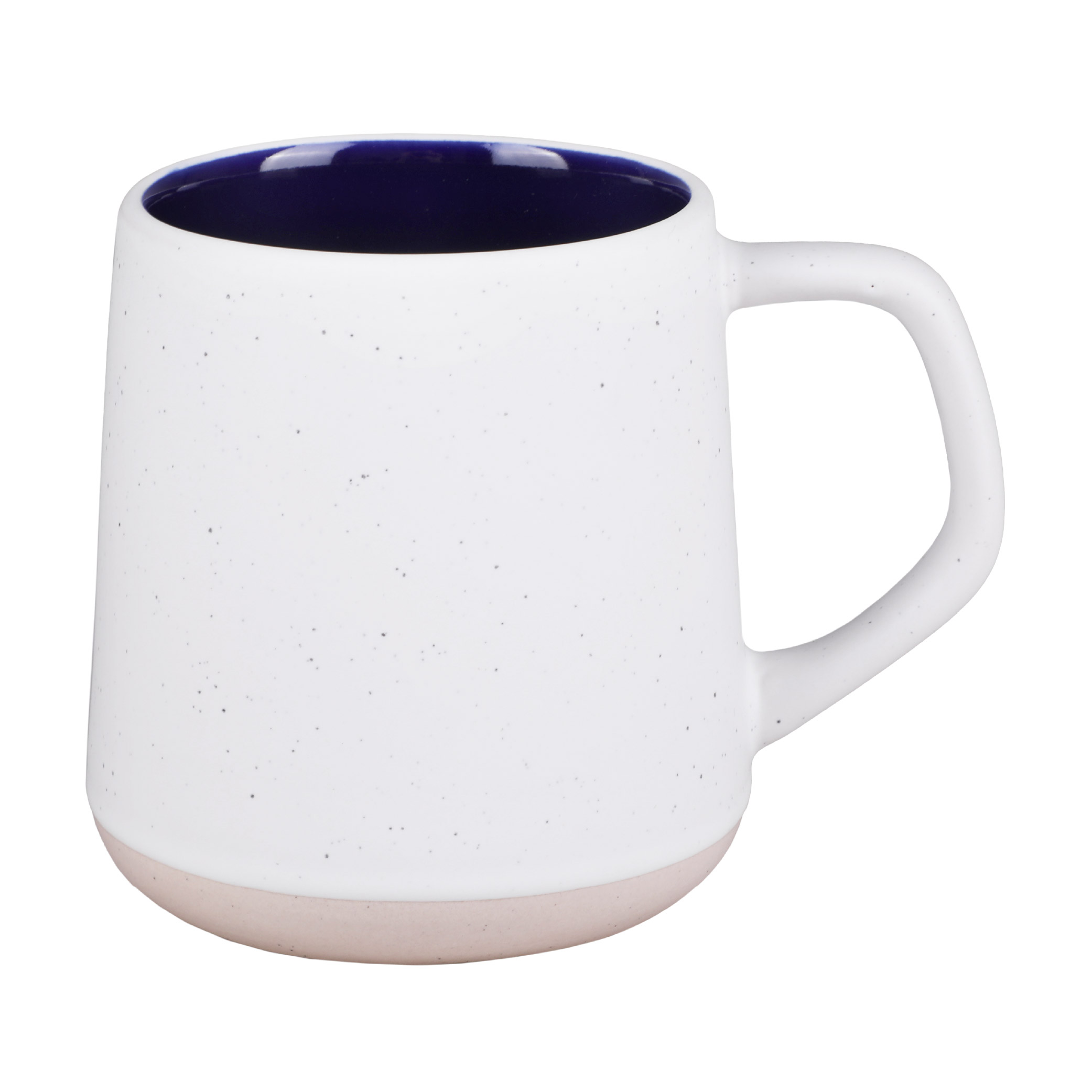 13.5 Oz Speckled Ceramic Tapered Mug - Cobalt