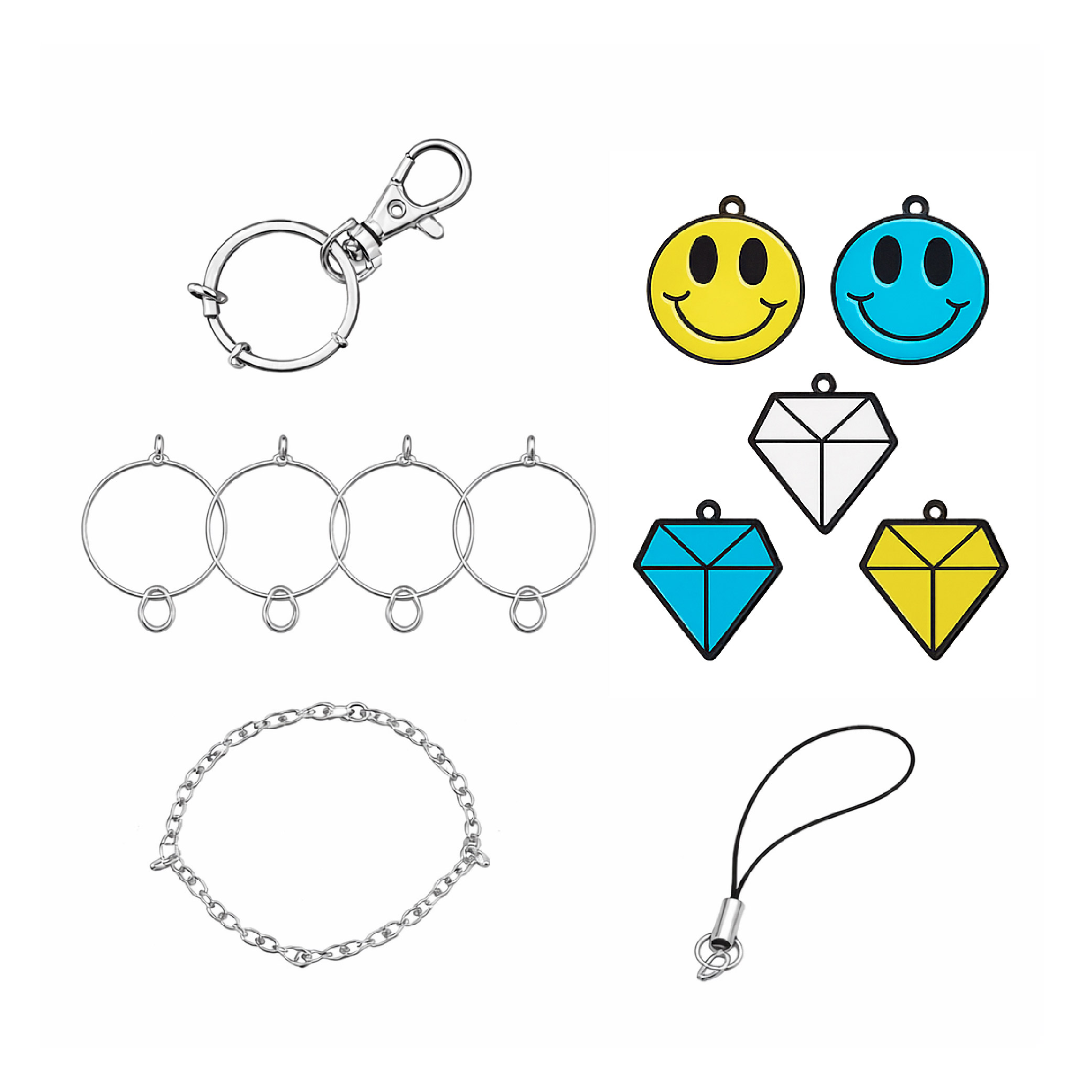 DIY Charm Accessory Kit - Silver