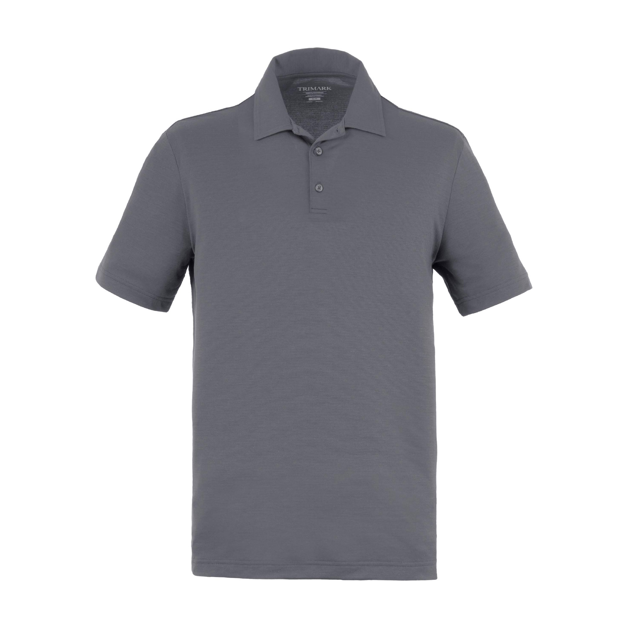 Men's IZU Everything Performance Eco Short Sleeve Polo - Charcoal
