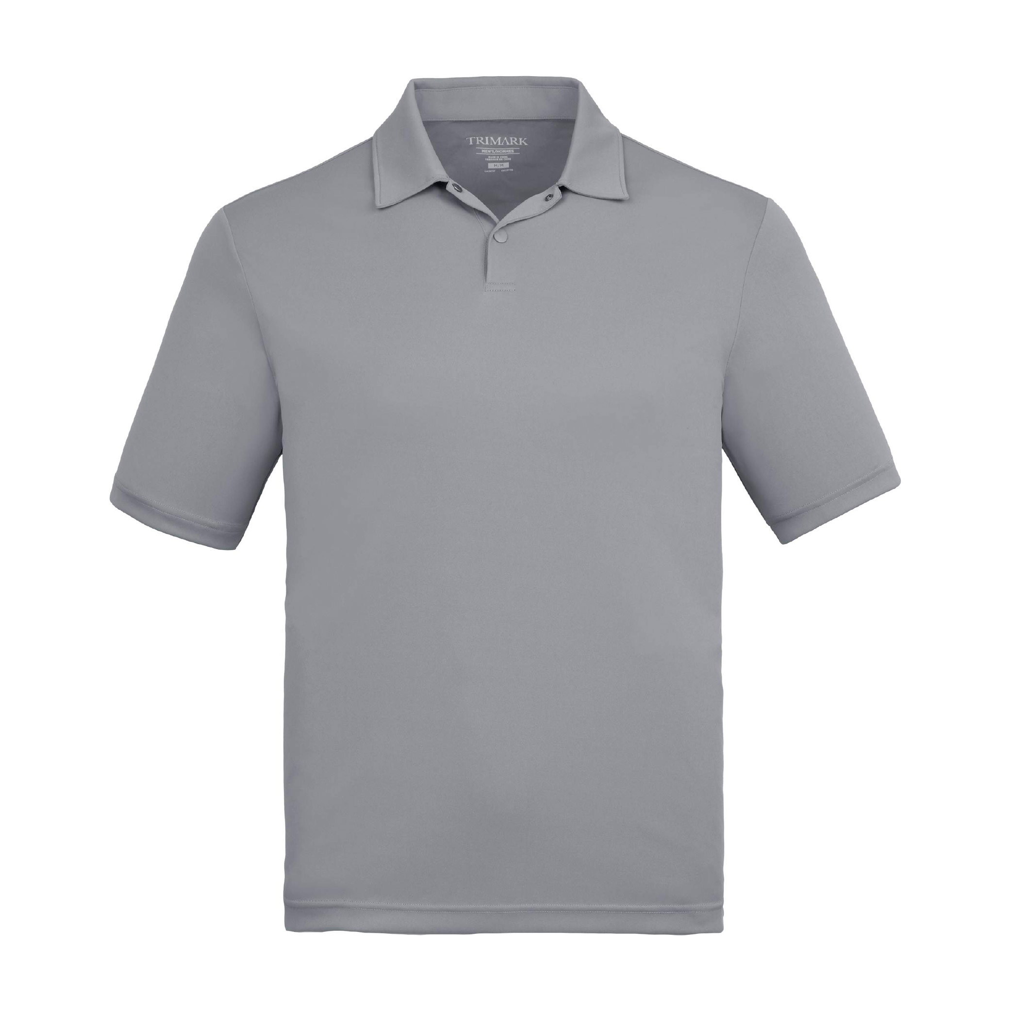 DARA Men's Recycled Tech Polo - Quarry
