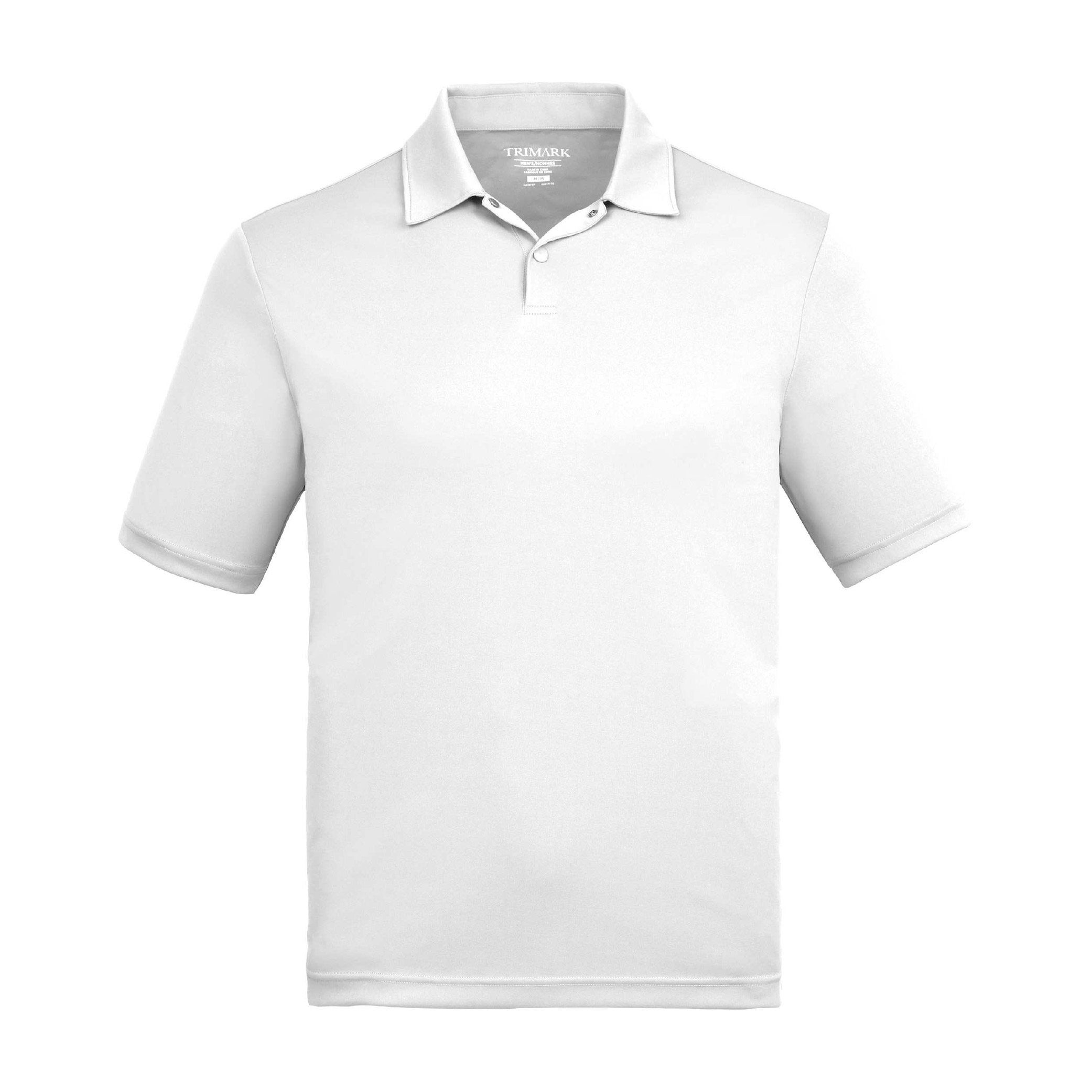 DARA Men's Recycled Tech Polo - White