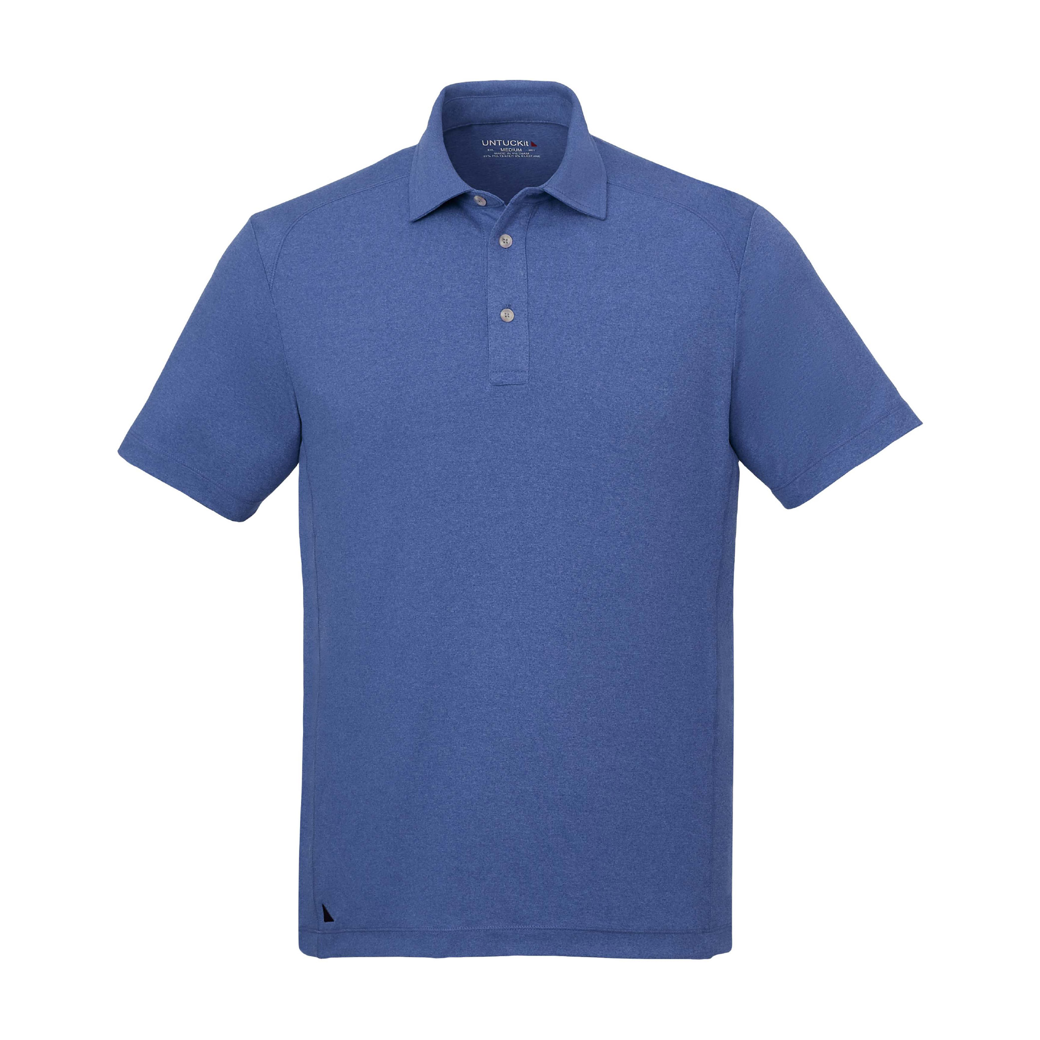 Men's UNTUCKit Performance Knit Polo - China Blue