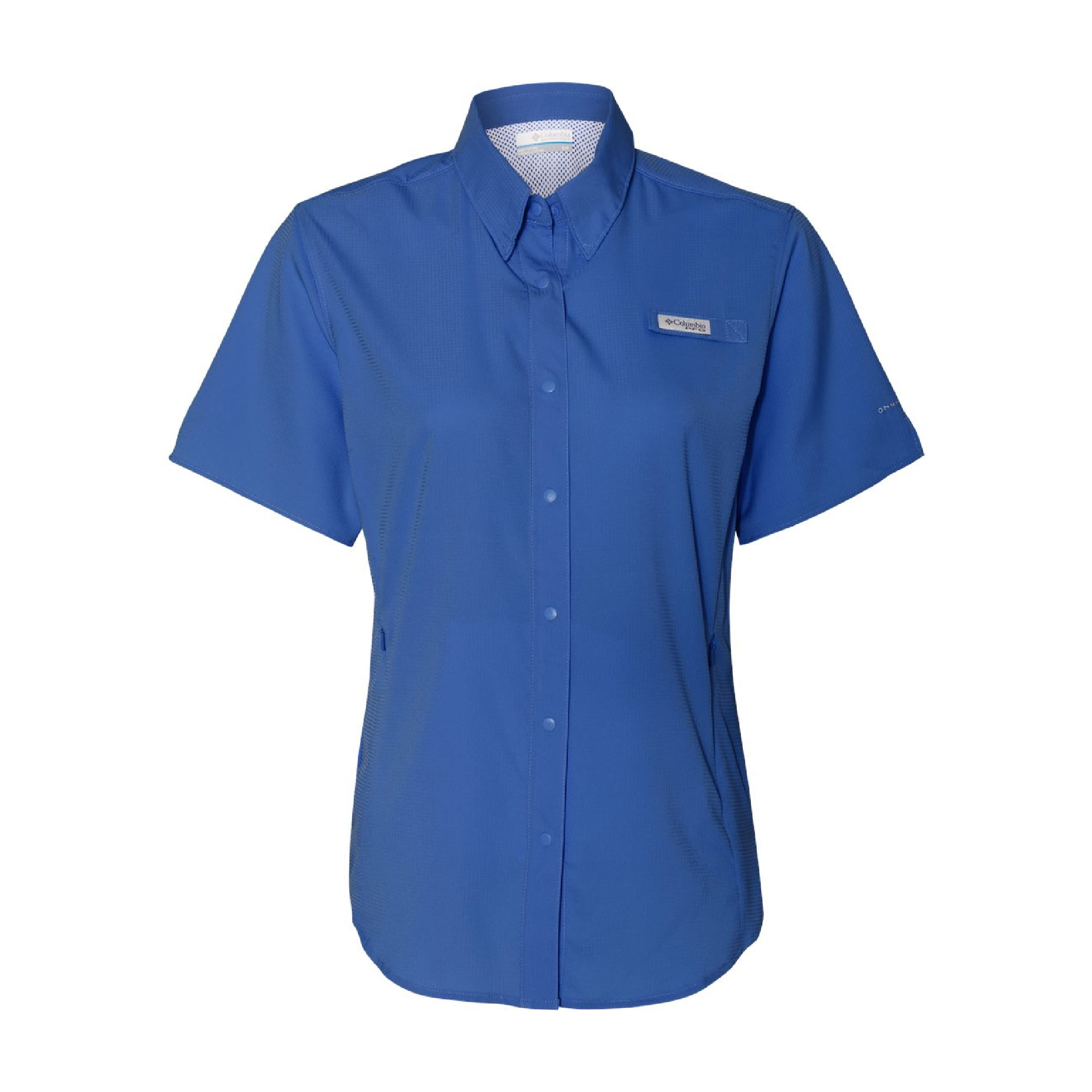 Columbia Women's Tamiami Short Sleeve Fishing Shirt - Vivid Blue