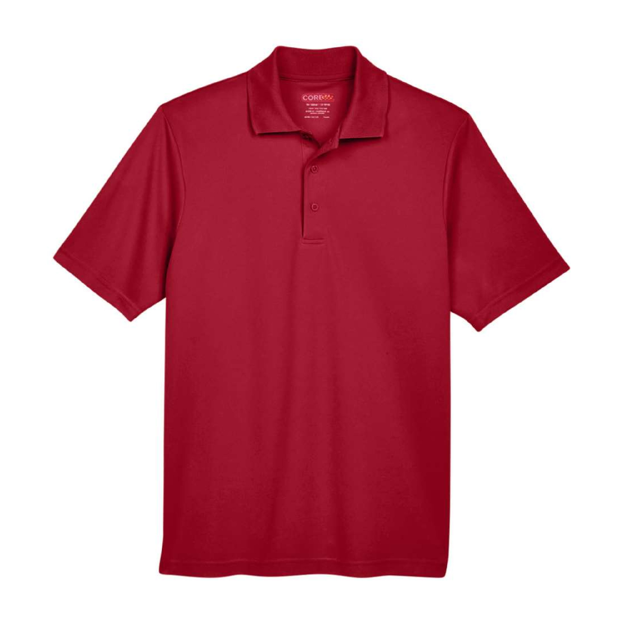 Core 365 Men's Origin Performance Polo - Red