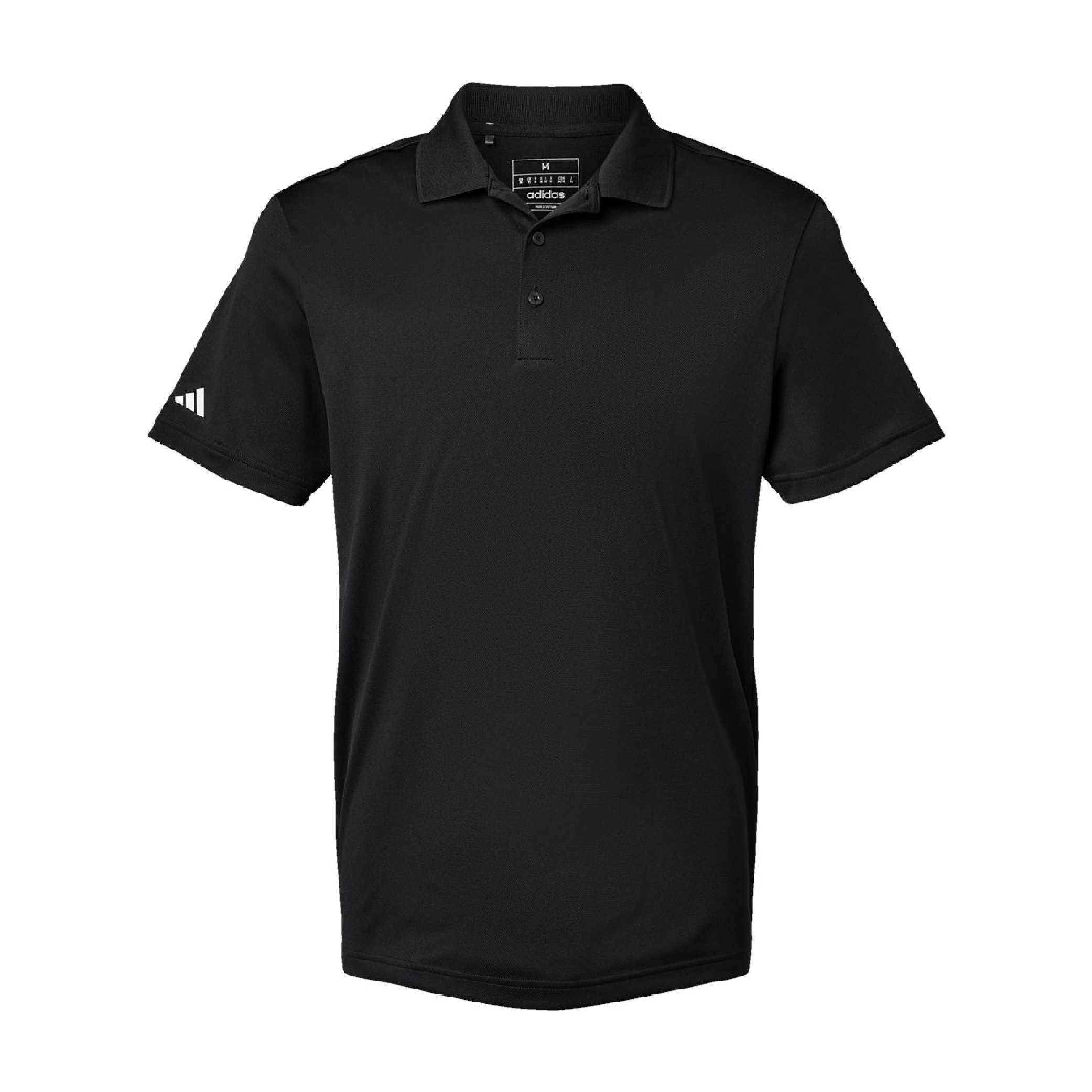 Adidas Men's Performance Pique Polo - Black