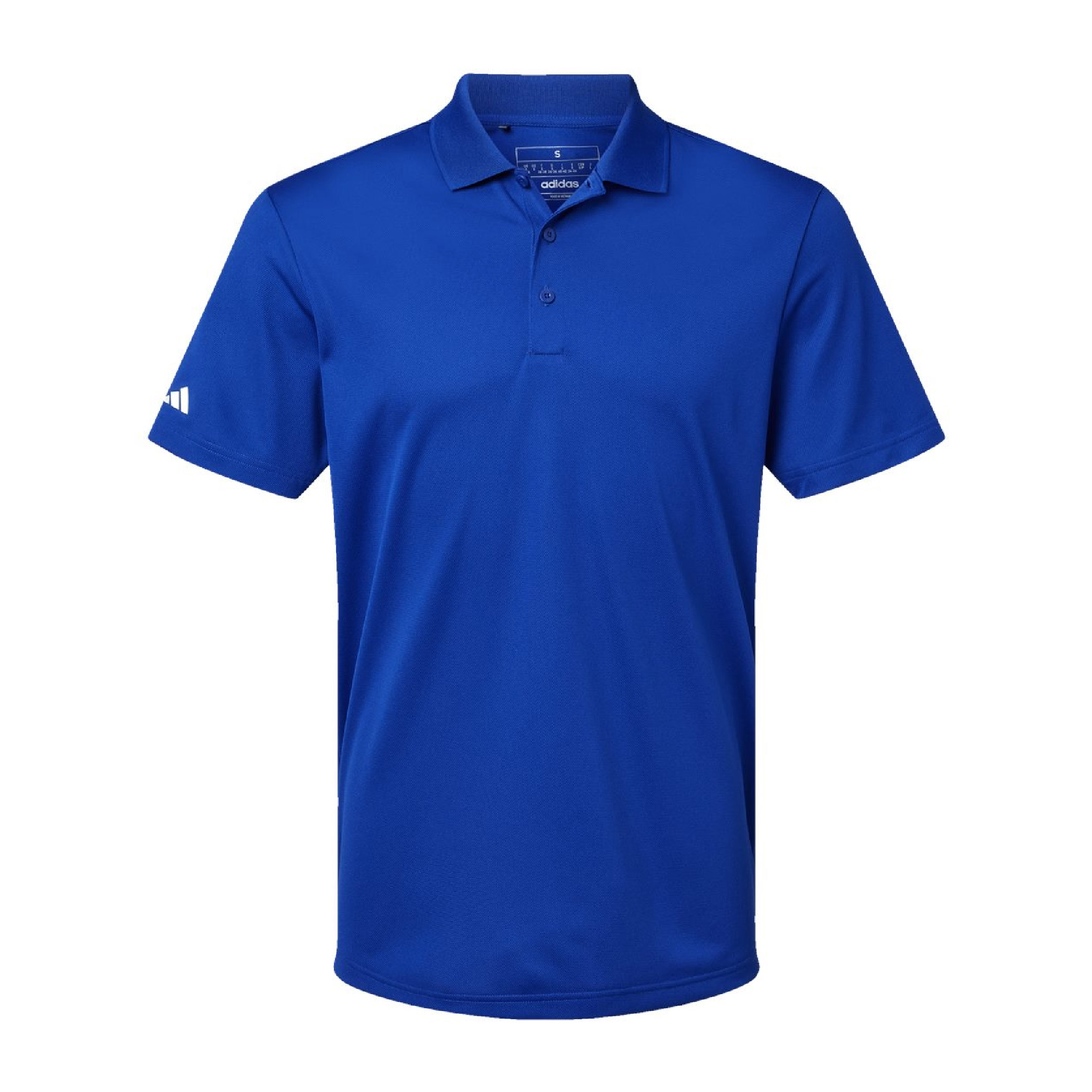 Adidas Men's Performance Pique Polo - Royal