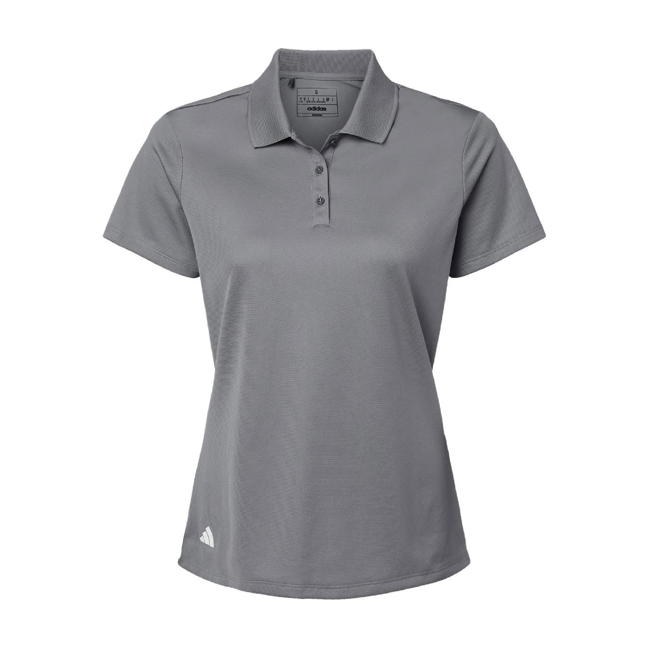 Adidas Women's Performance Pique Polo - Grey Three