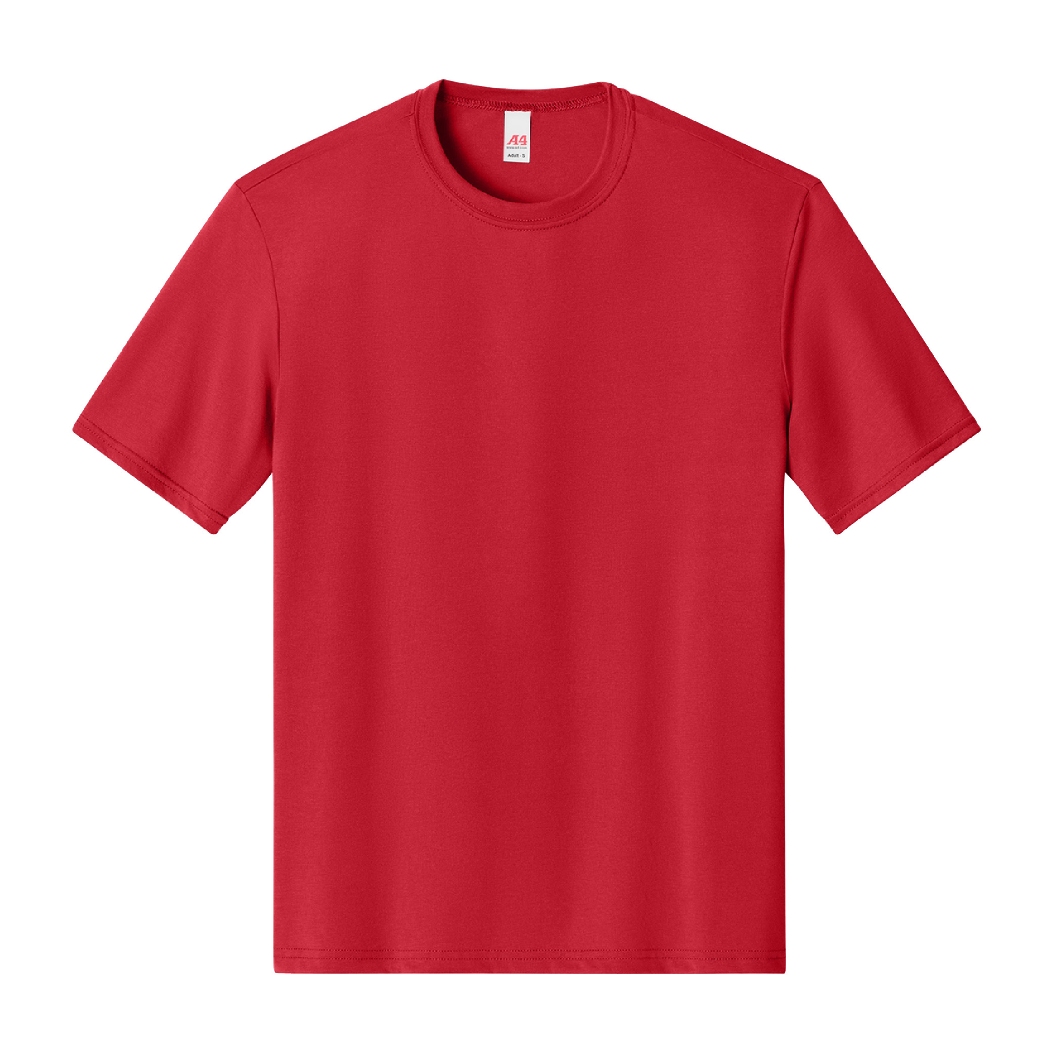 A4 Softek Short Sleeve Tee - Scarlet
