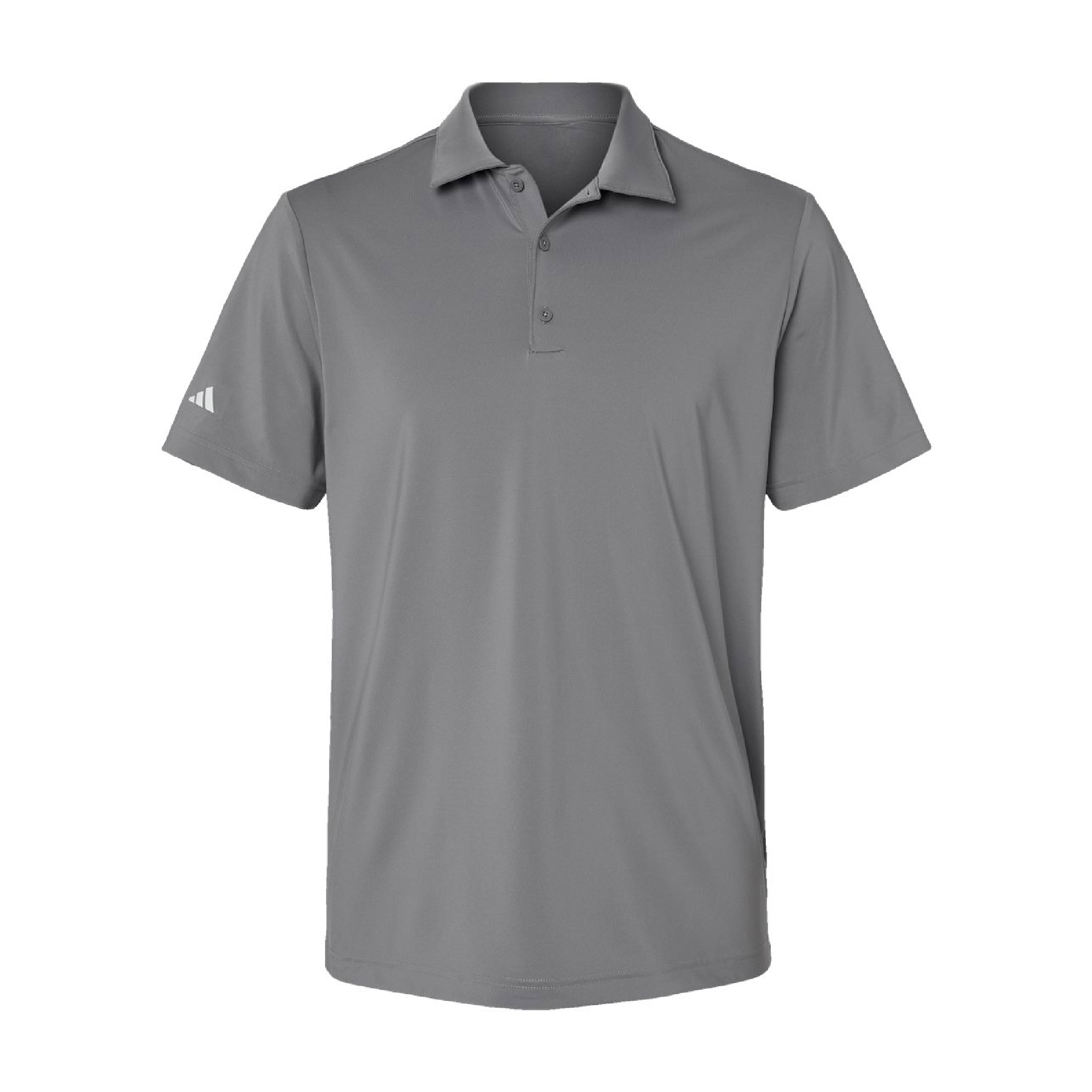 Adidas Men's Ultimate Solid Polo - Grey Three