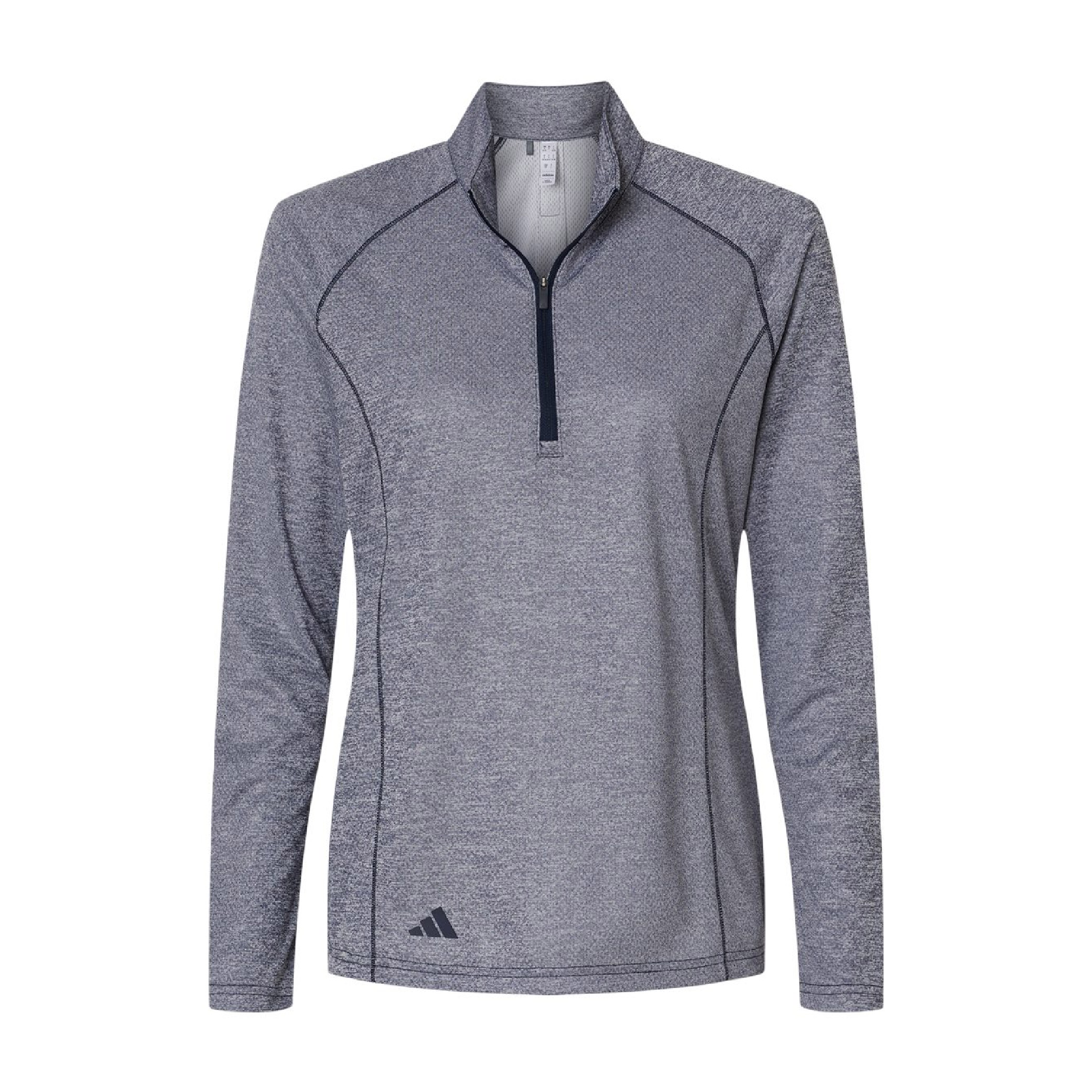 Adidas Women's Space Dye Quarter Zip - Collegiate Navy