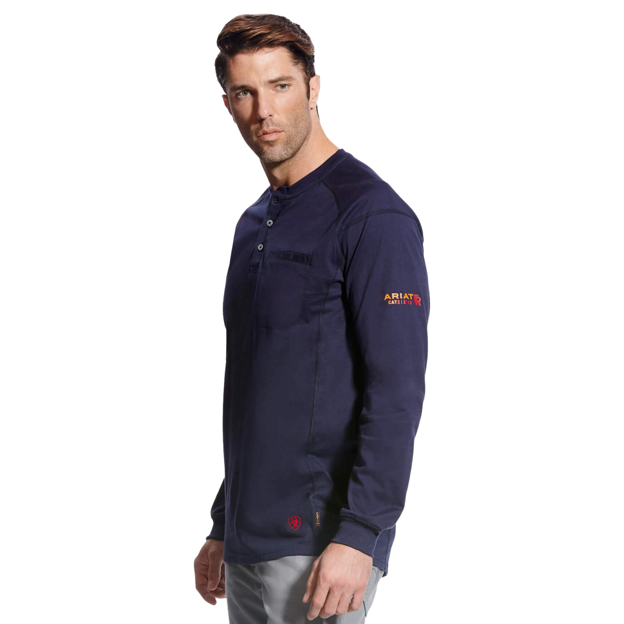 FR Air Henley Long Sleeve