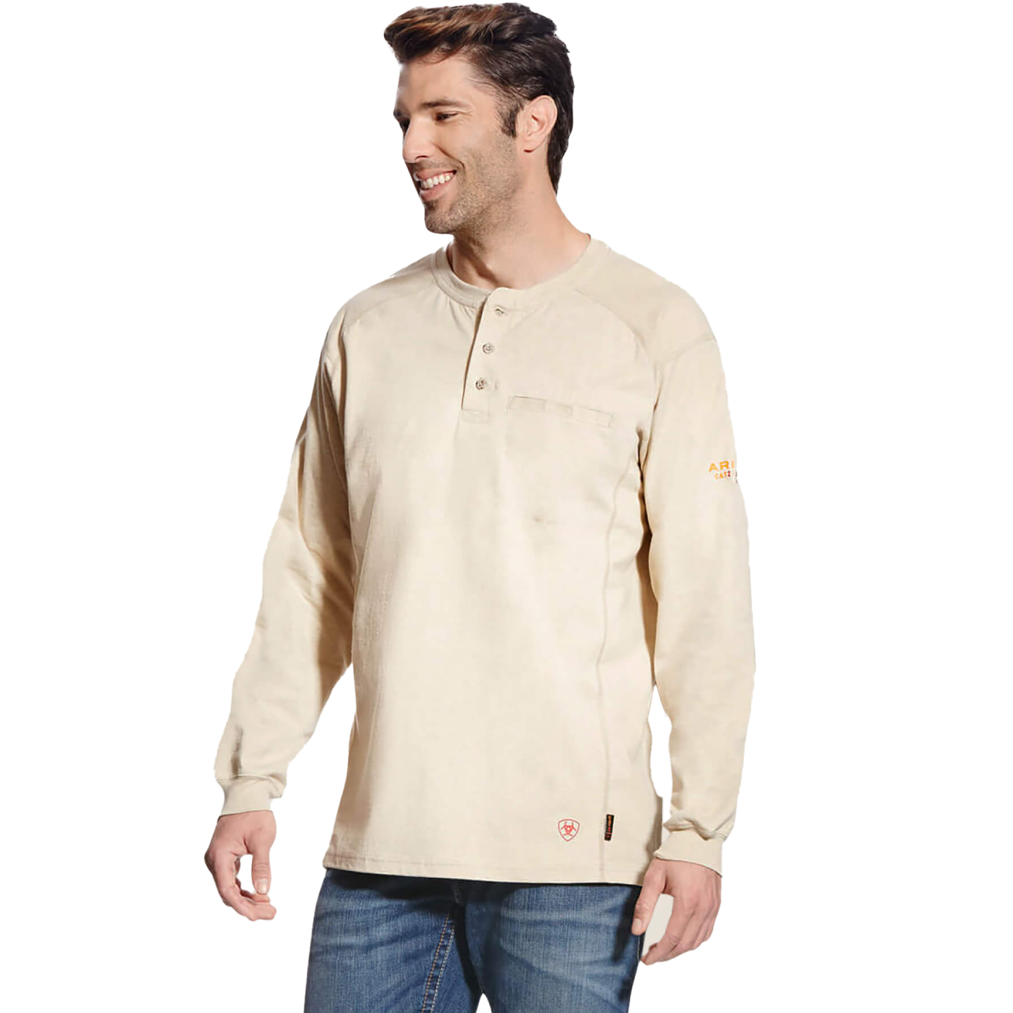 FR Air Henley Long Sleeve