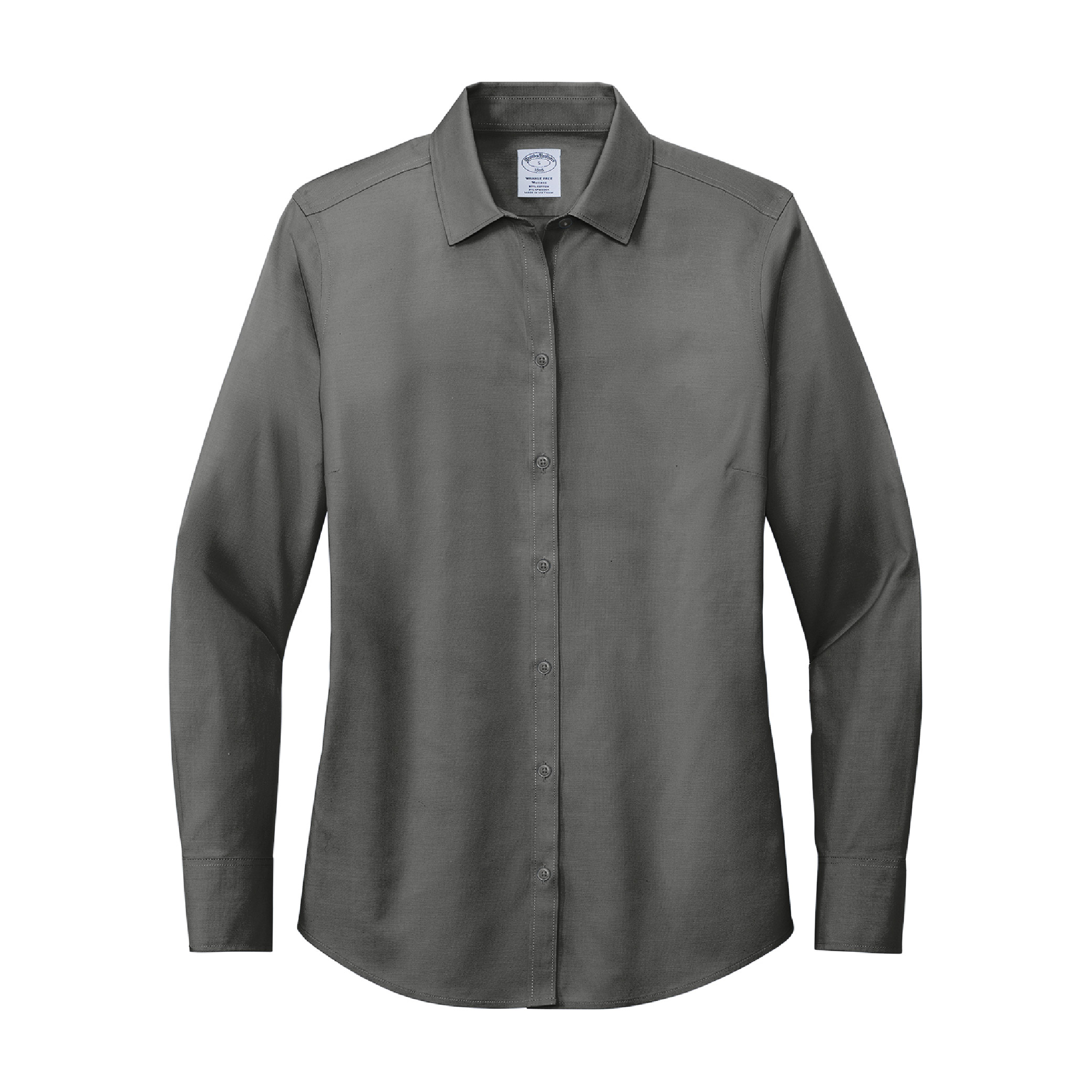 Brooks Brothers Women's Wrinkle-Free Stretch Pinpoint - Deep Black