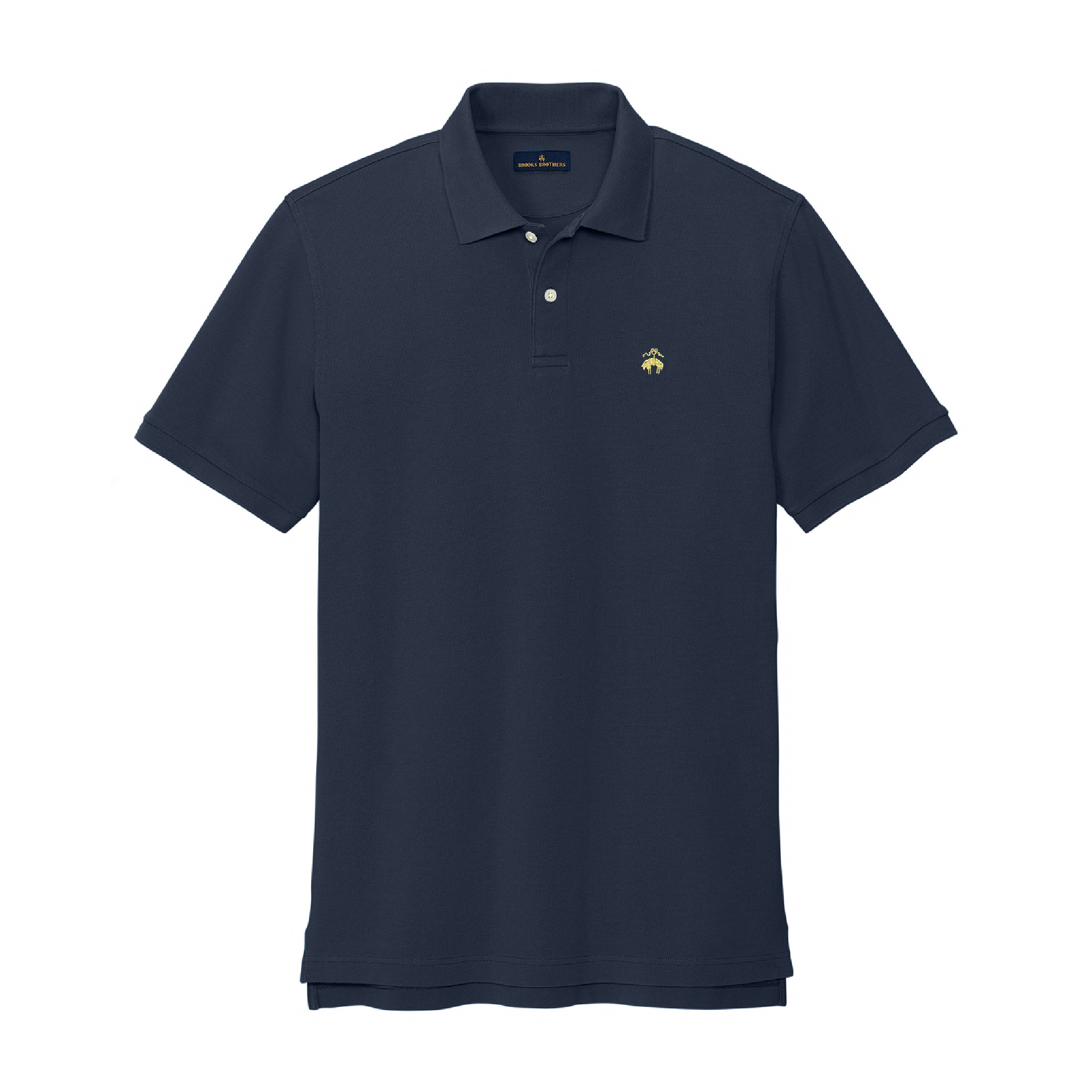 Brooks Brothers Pima Cotton Pique Polo - Navy Blazer