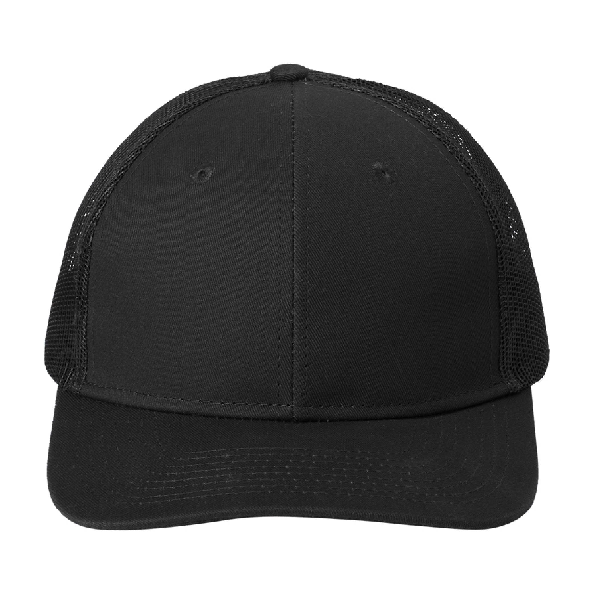 Port Authority Snapback Trucker Cap - Black