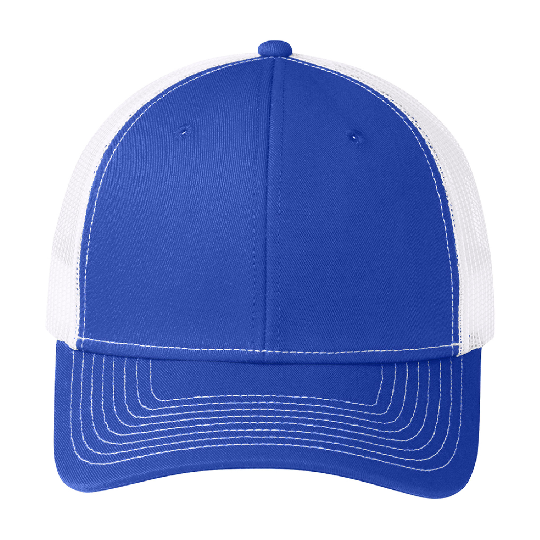 Port Authority Snapback Trucker Cap - Royal/White