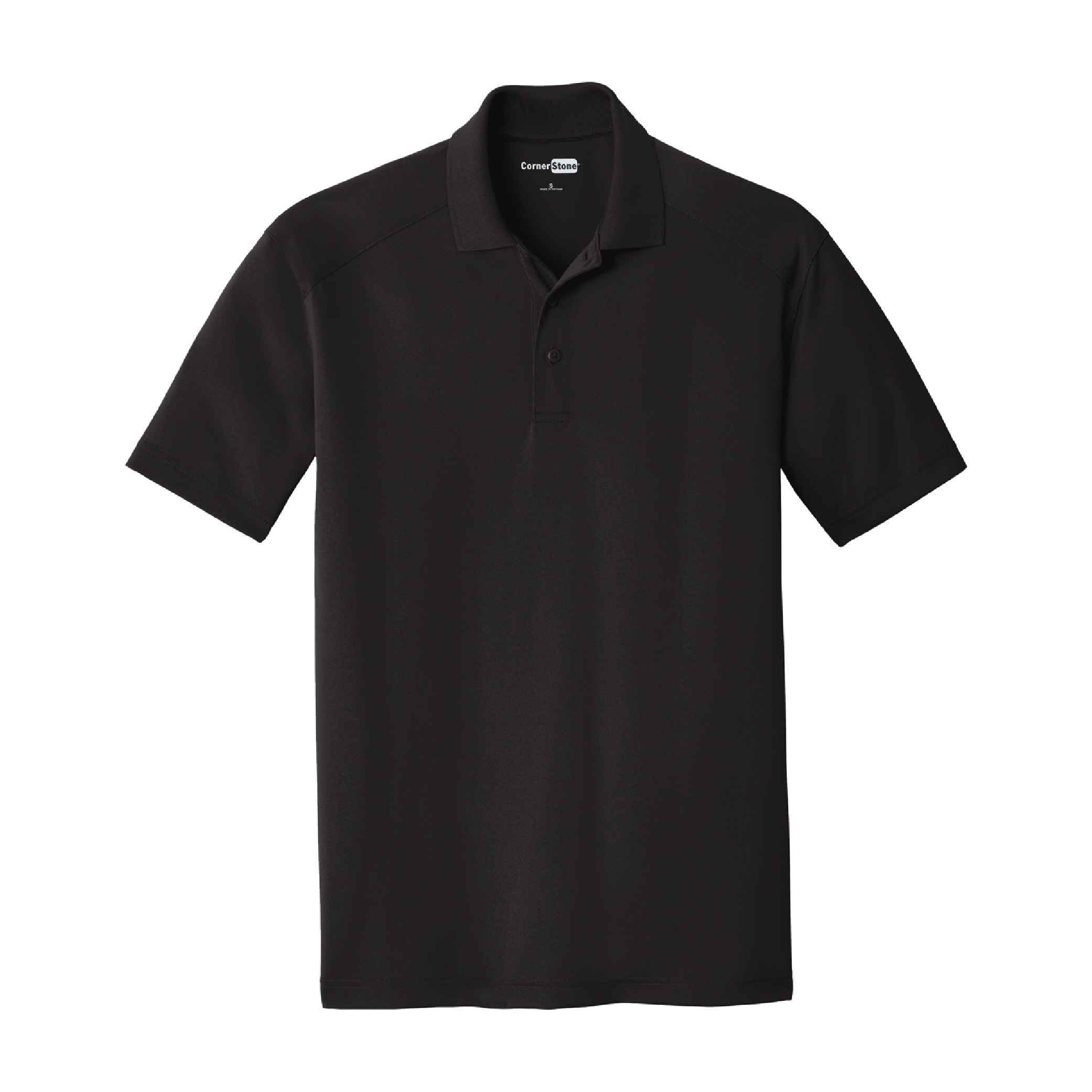 Cornerstone Select Lightweight Snag proof polo - Black