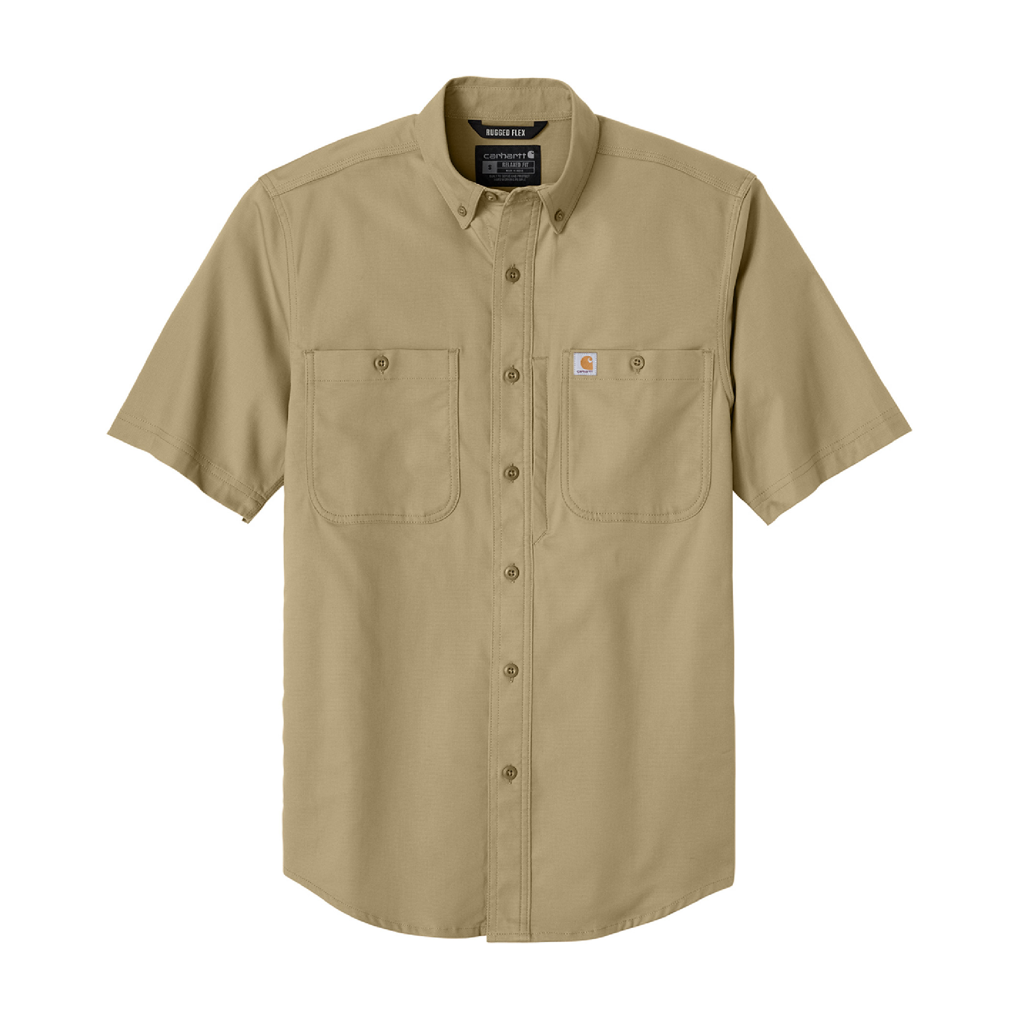Carhartt Rugged Professional Series Short Sleeve Shirt - Dark Khaki