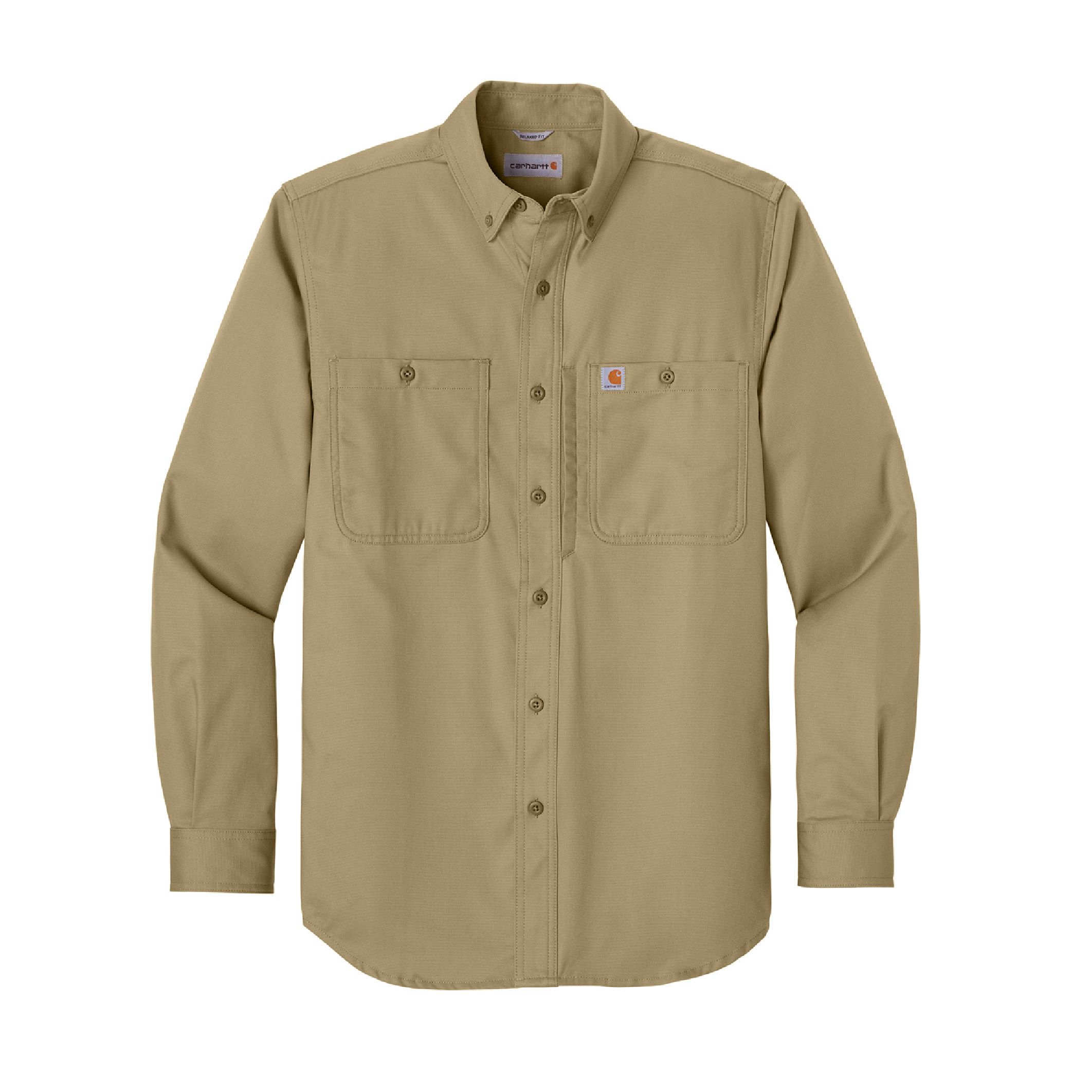 Carhartt Rugged Professional Series Long Sleeve Shirt - Dark Khaki