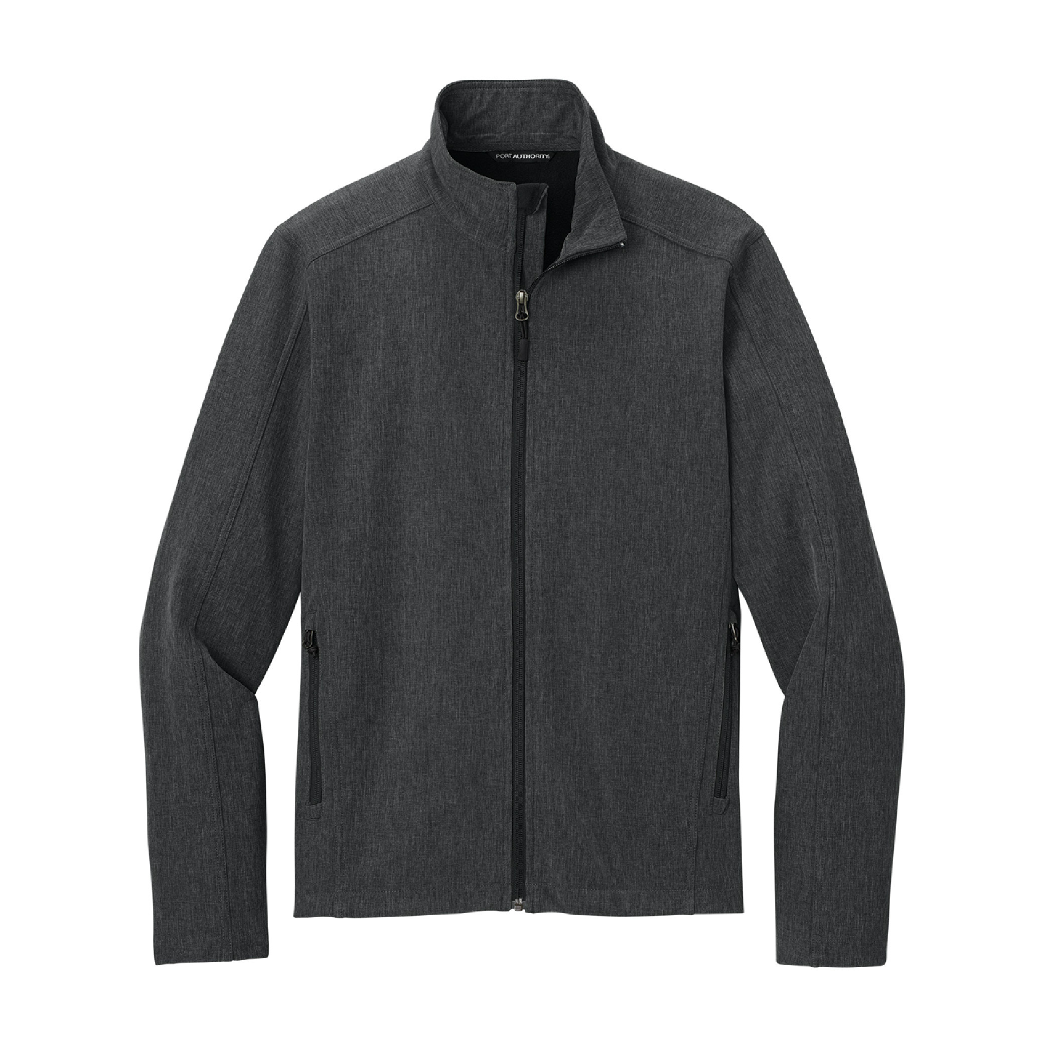 Port Authority Core Soft Shell Jacket - Black Charcoal Heather