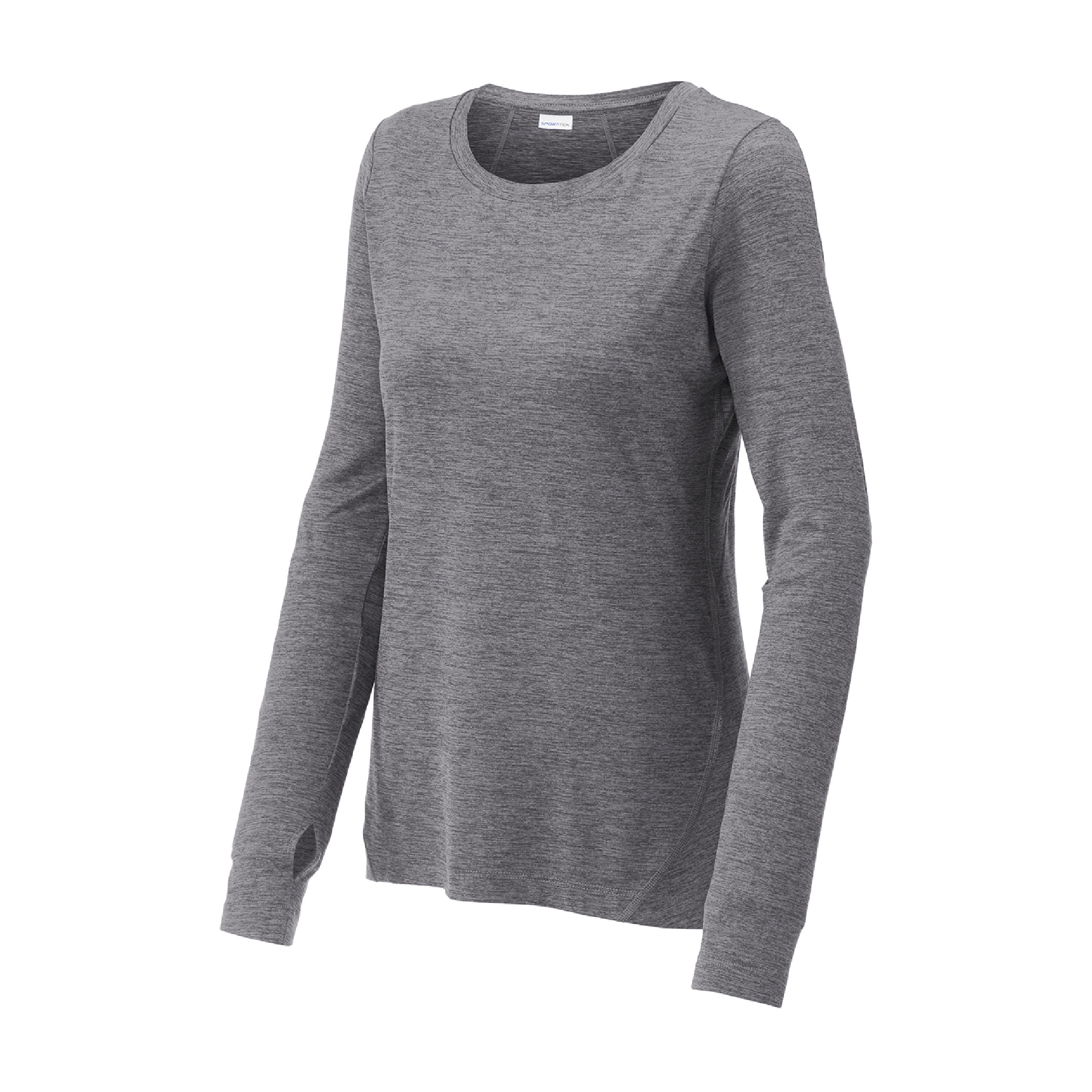 Sport-Tek Women's Exchange 1.5 Long Sleeve Crew - Grey Heather