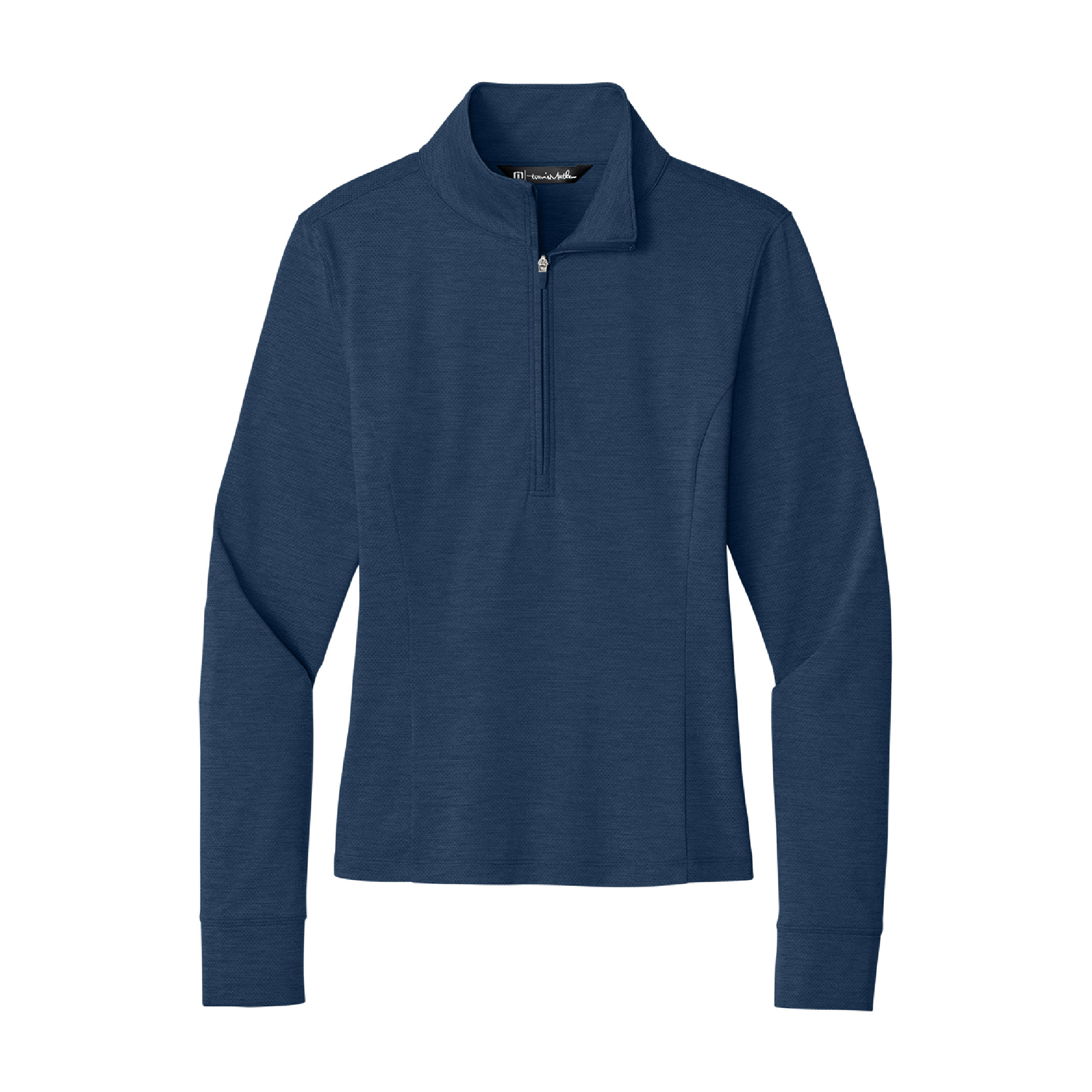 TravisMathew Women's Onward 1/2-Zip - Navy Heather