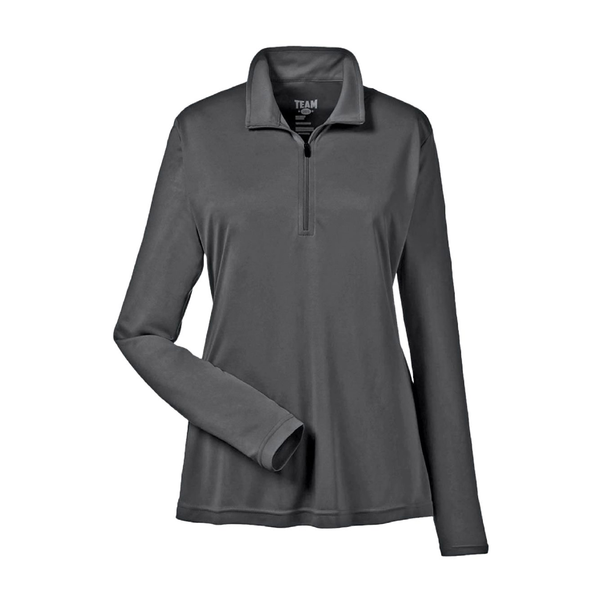 Team 365 Women's Zone Performance Quarter Zip Pullover - Graphite