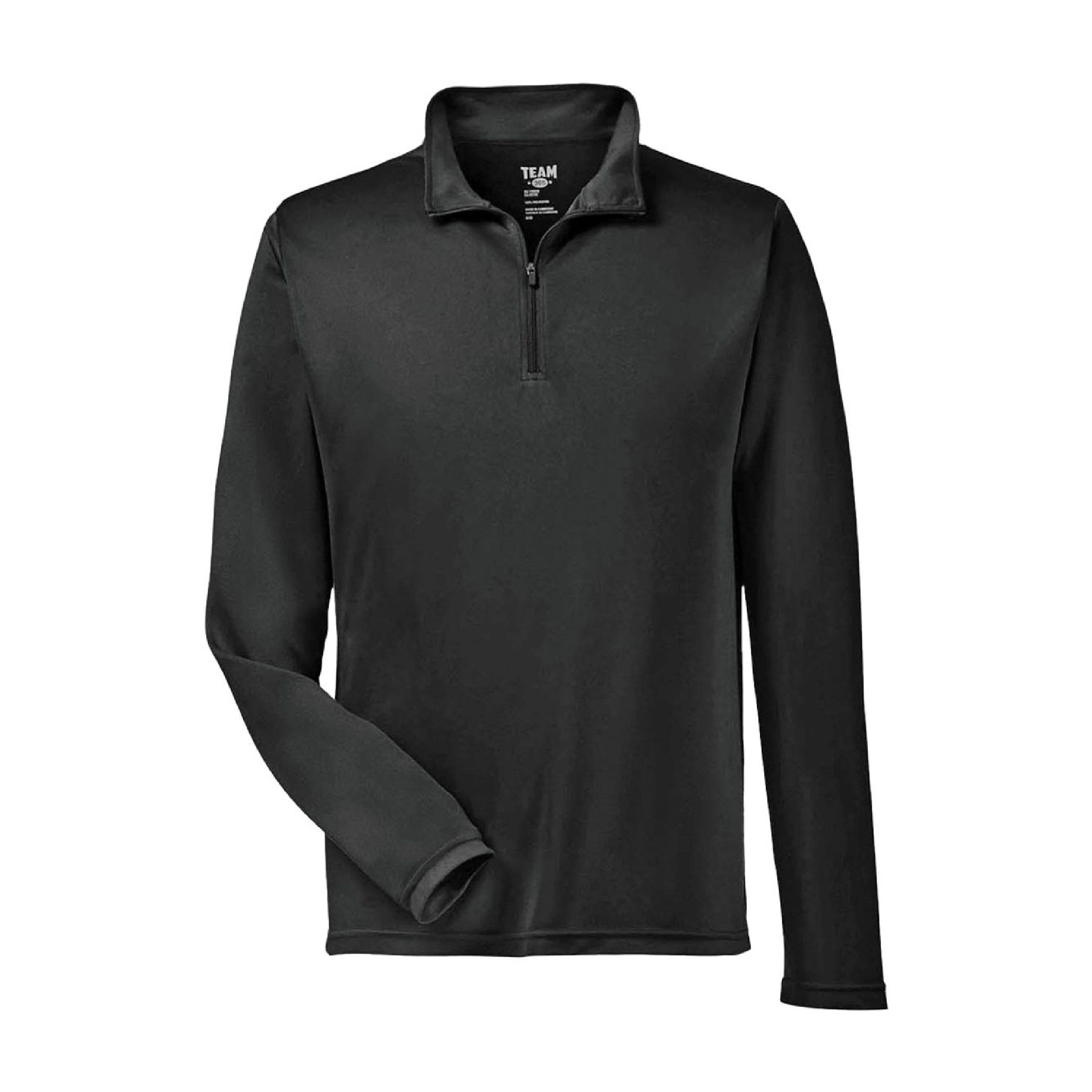 Team 365 Zone Performance Quarter Zip Pullover - Black