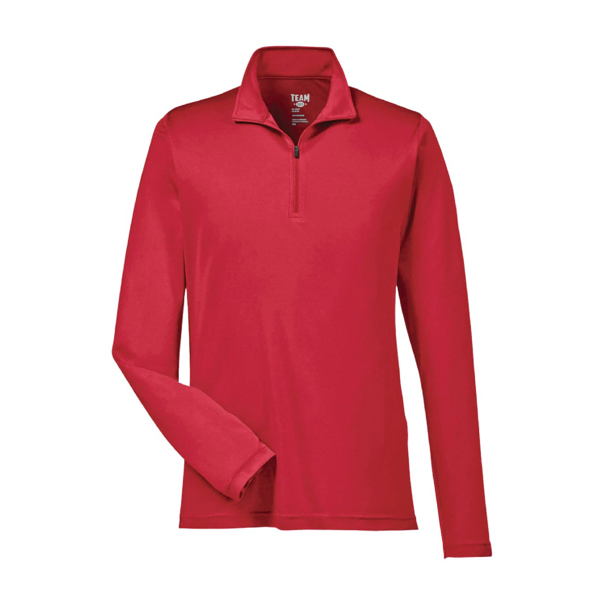 Team 365 Zone Performance Quarter Zip Pullover - Red