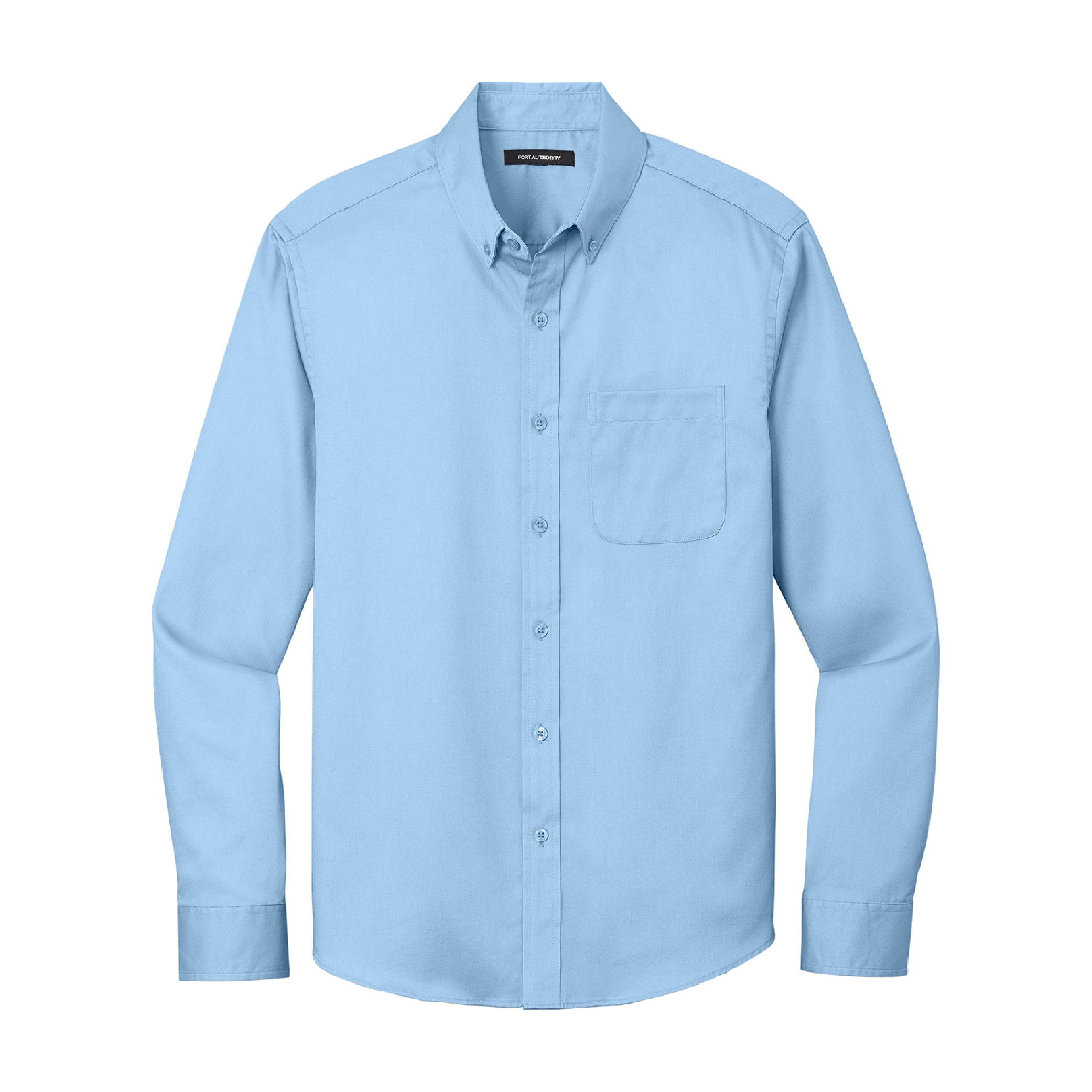 Port Authority Long Sleeve SuperPro React Twill Shirt - Cloud Blue