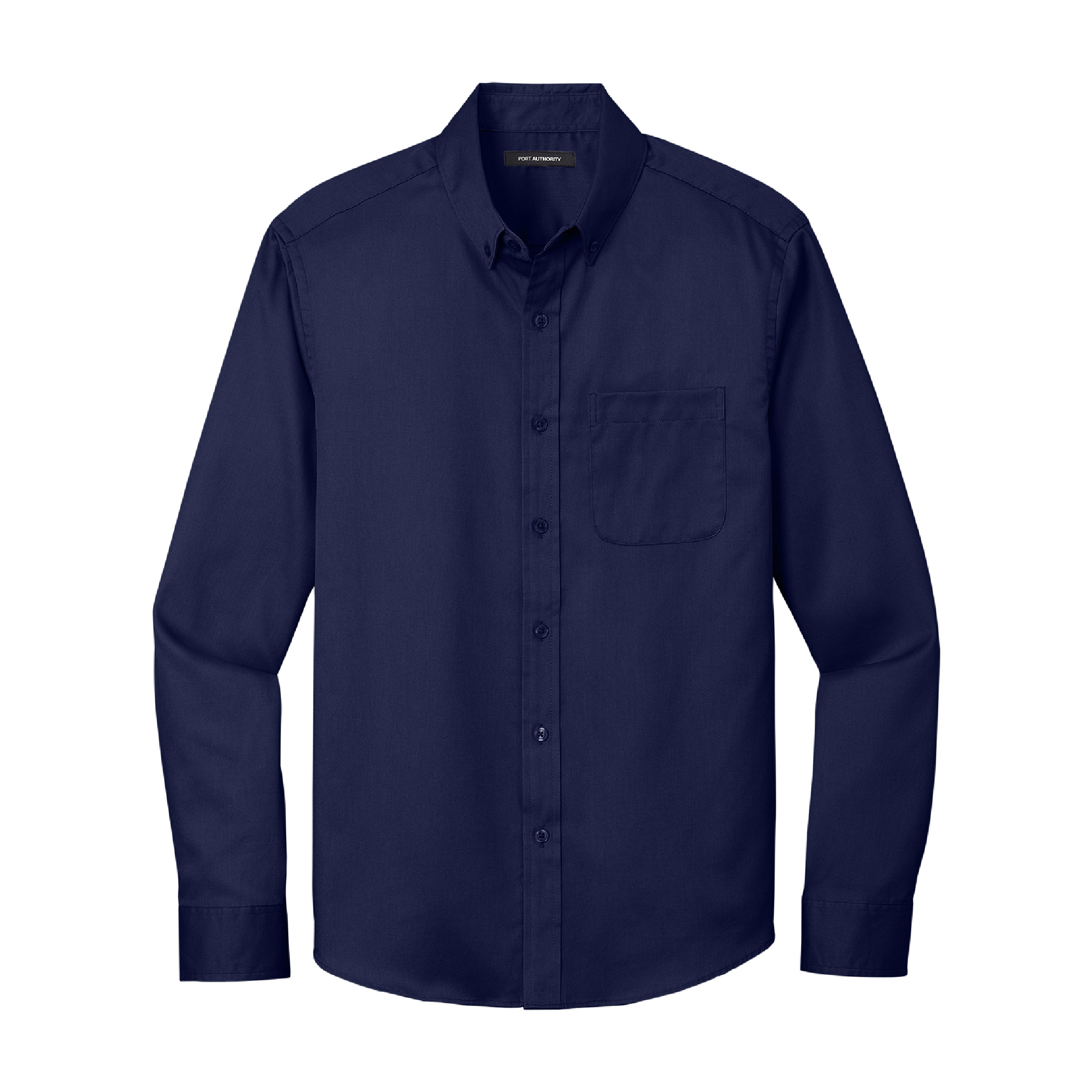 Port Authority Long Sleeve SuperPro React Twill Shirt - True Navy