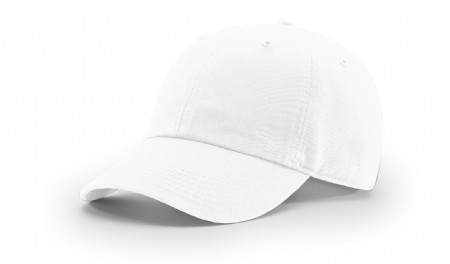 Richardson Washed Chino Cap - White - M/L