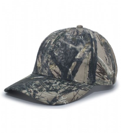 Pacific Headwear Structured Camo Hook-And-Loop Adjustable Cap - Mc2 Pattern