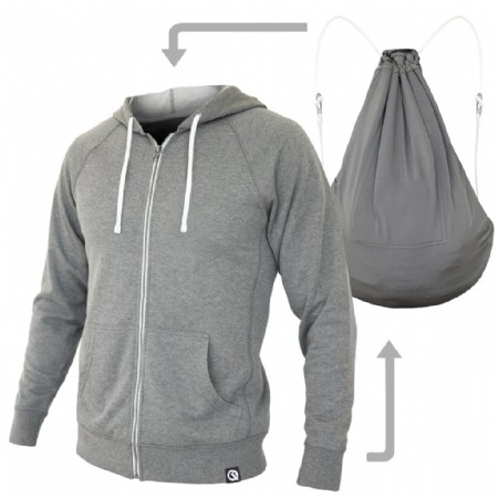 Quikflip Hero Zip Hoodie - Gray