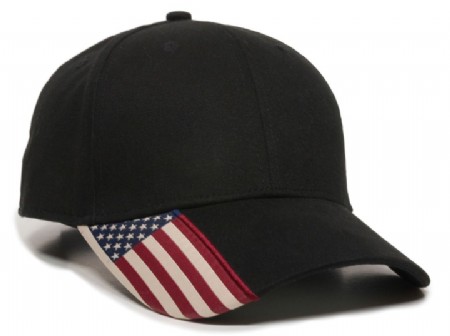 Outdoor Cap Cotton Twill Cap - Black