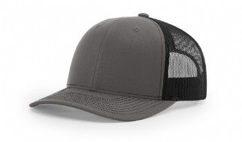 Richardson Mesh Back Cap - Charcoal/Black